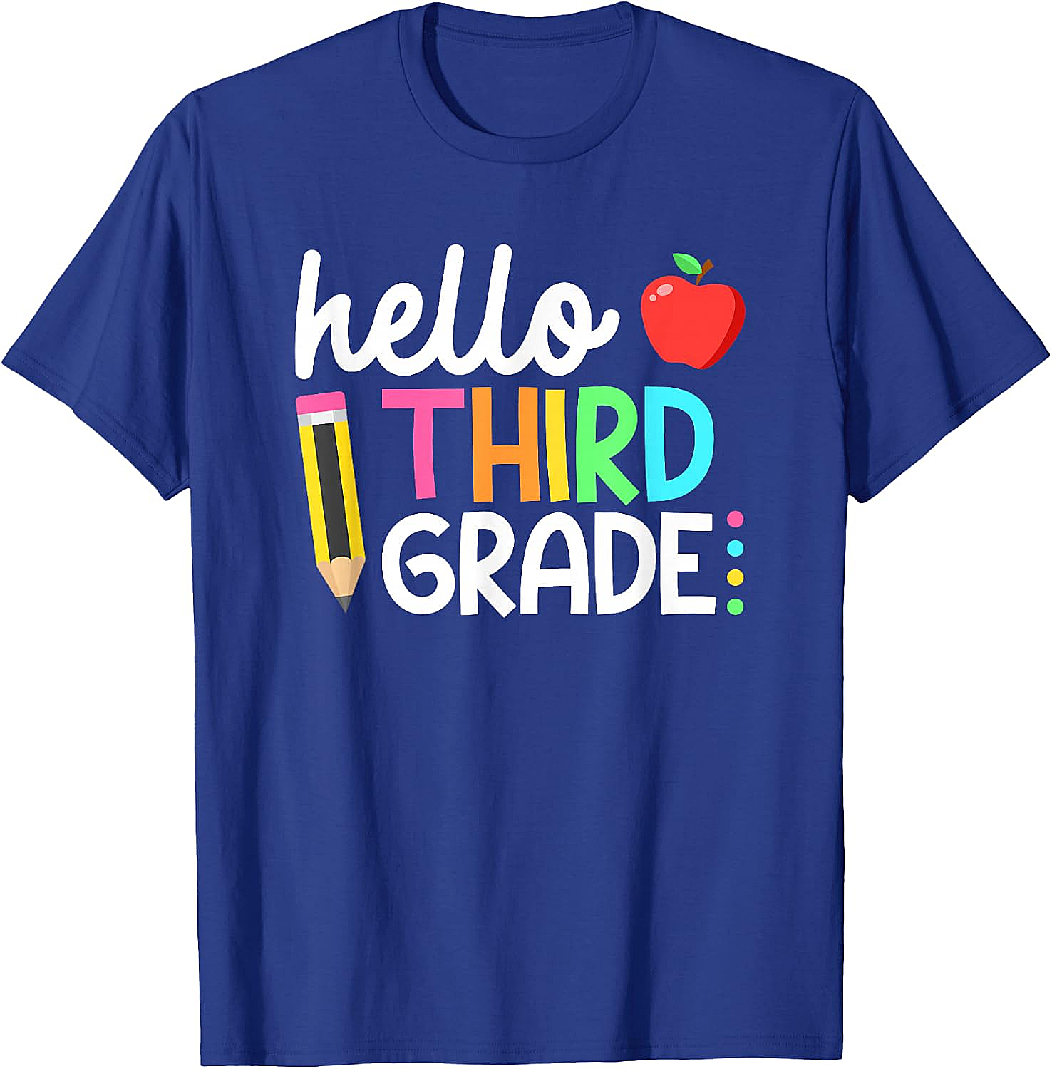  Hello Third Grade T-Shirt Back to School 3rd Grade Tee
