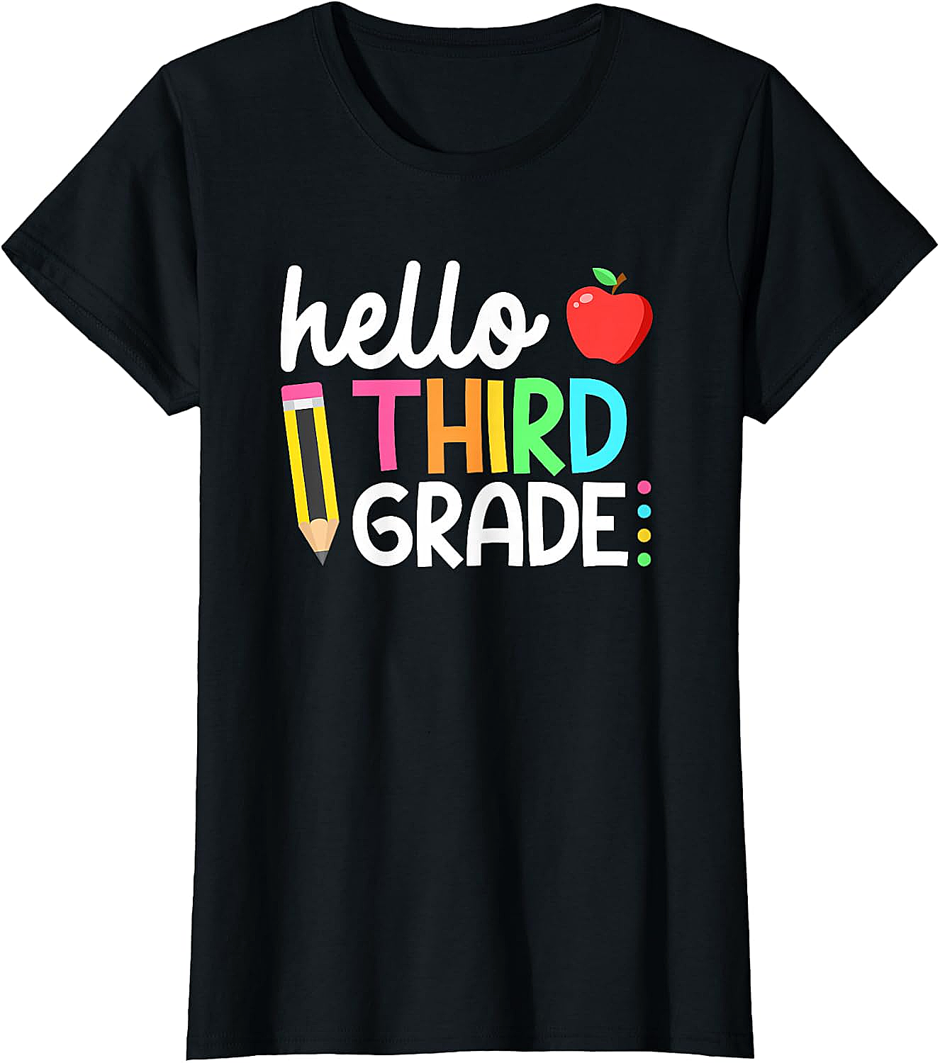  Hello Third Grade T-Shirt Back to School 3rd Grade Tee