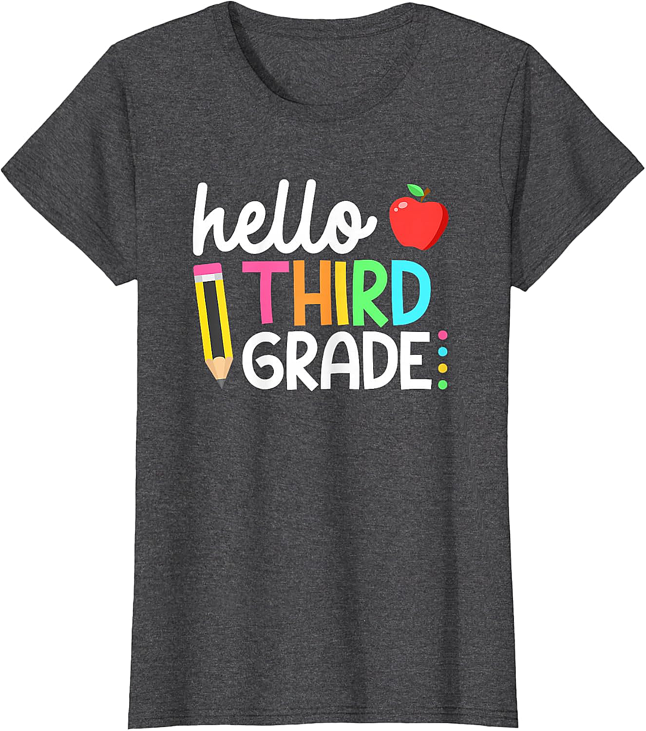  Hello Third Grade T-Shirt Back to School 3rd Grade Tee