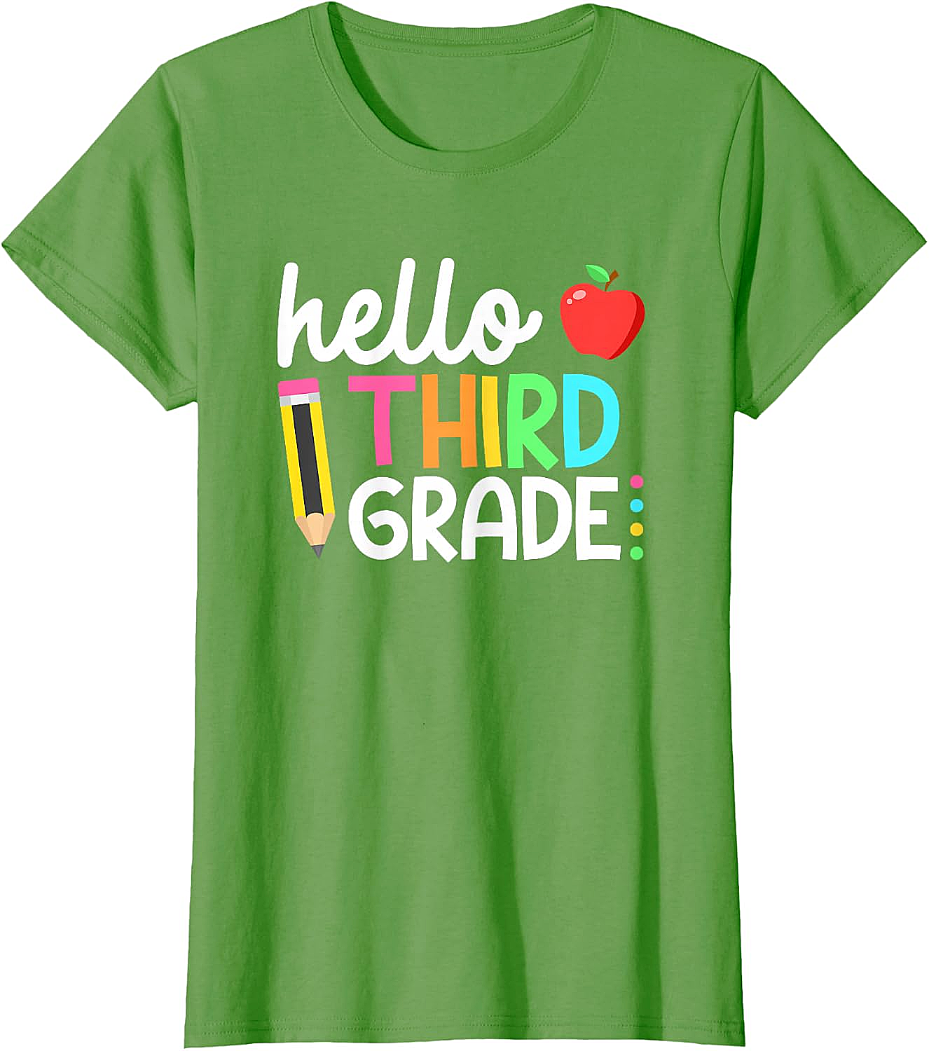  Hello Third Grade T-Shirt Back to School 3rd Grade Tee