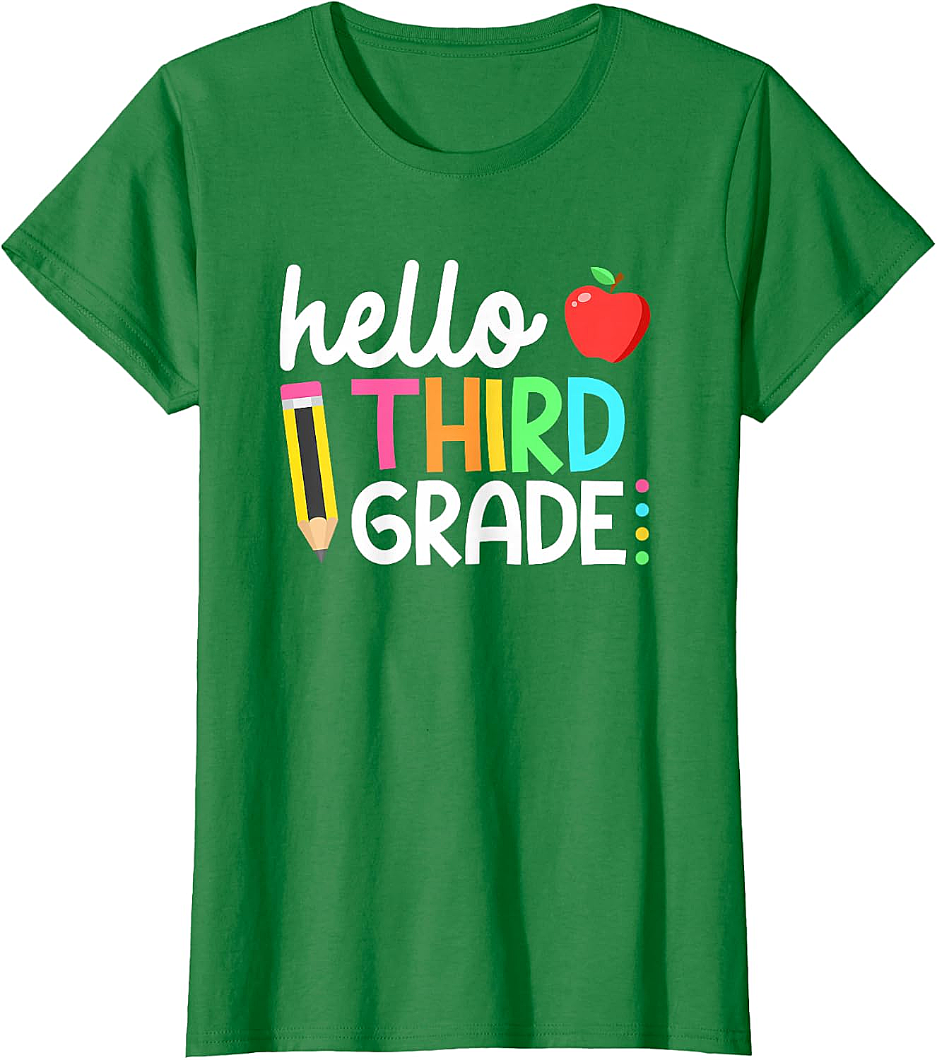  Hello Third Grade T-Shirt Back to School 3rd Grade Tee