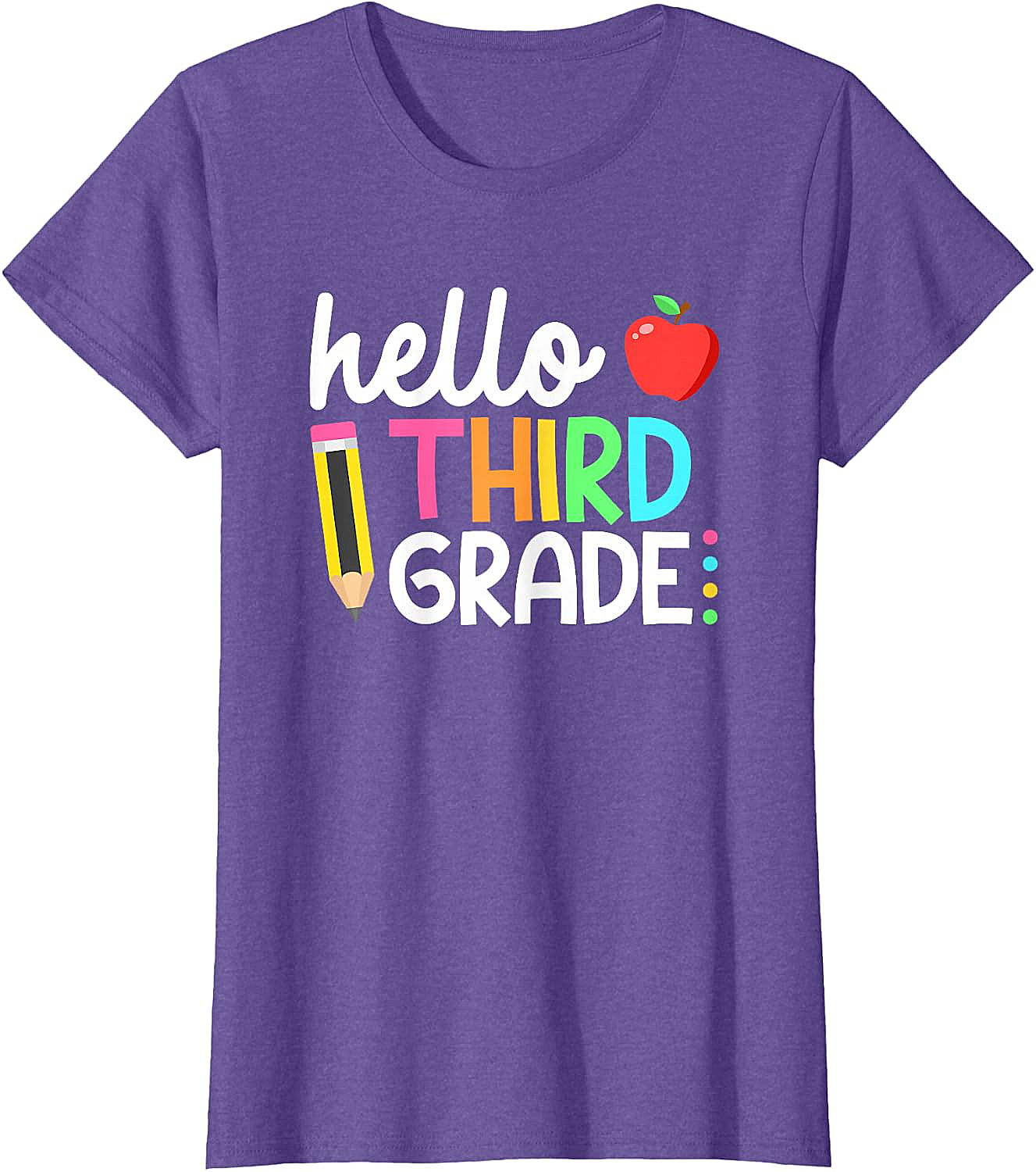  Hello Third Grade T-Shirt Back to School 3rd Grade Tee