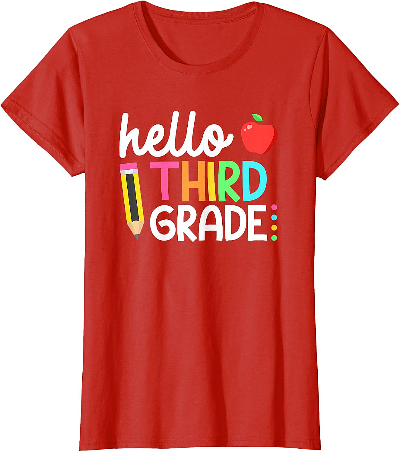 Hello Third Grade T-Shirt Back to School 3rd Grade Tee