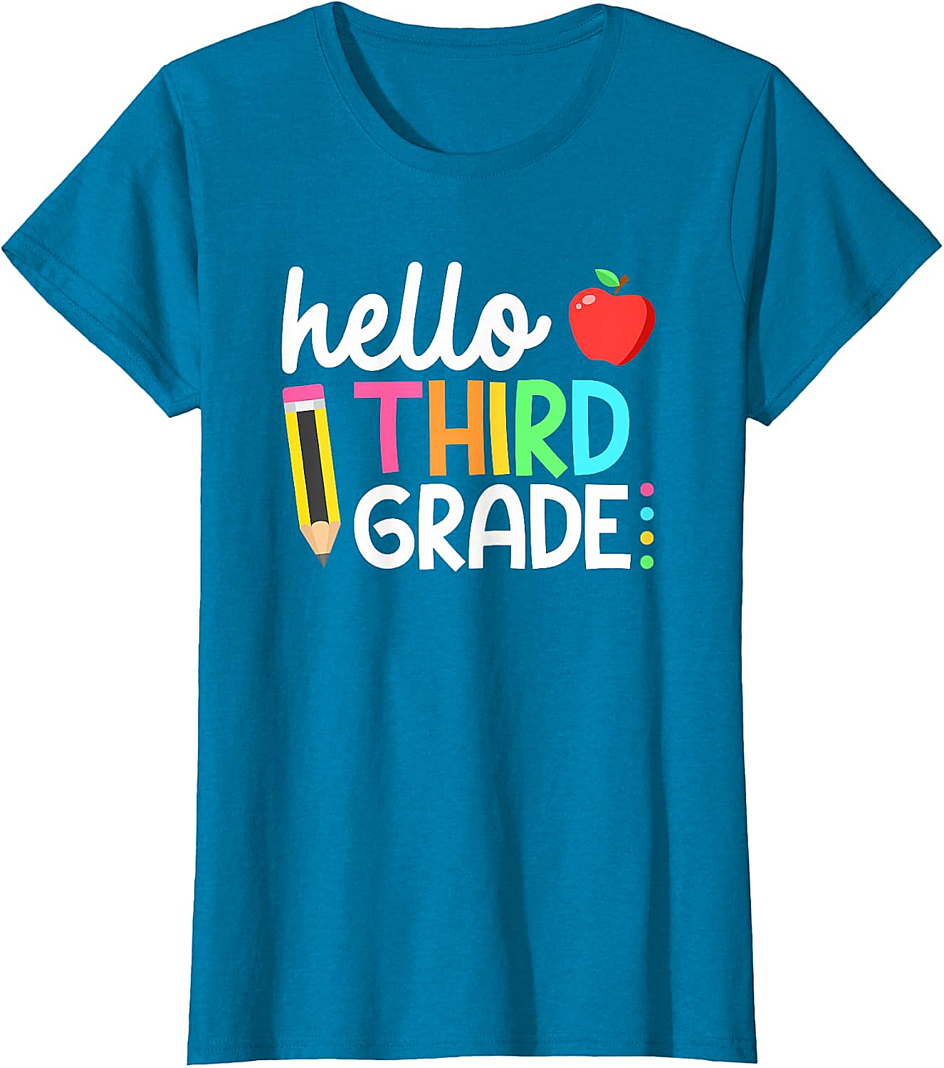  Hello Third Grade T-Shirt Back to School 3rd Grade Tee