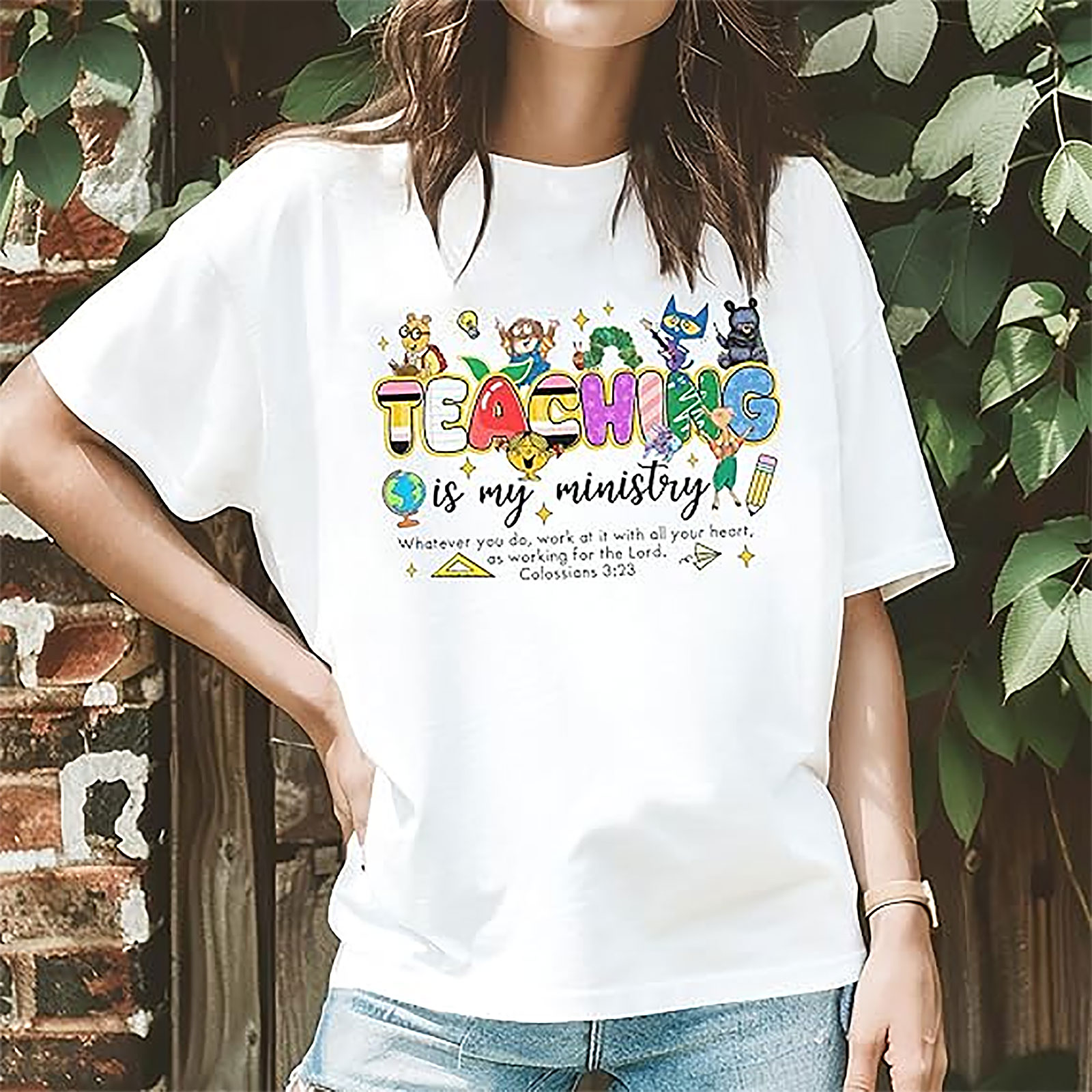 Teaching is My Ministry T-Shirt | Christian Teacher Gift