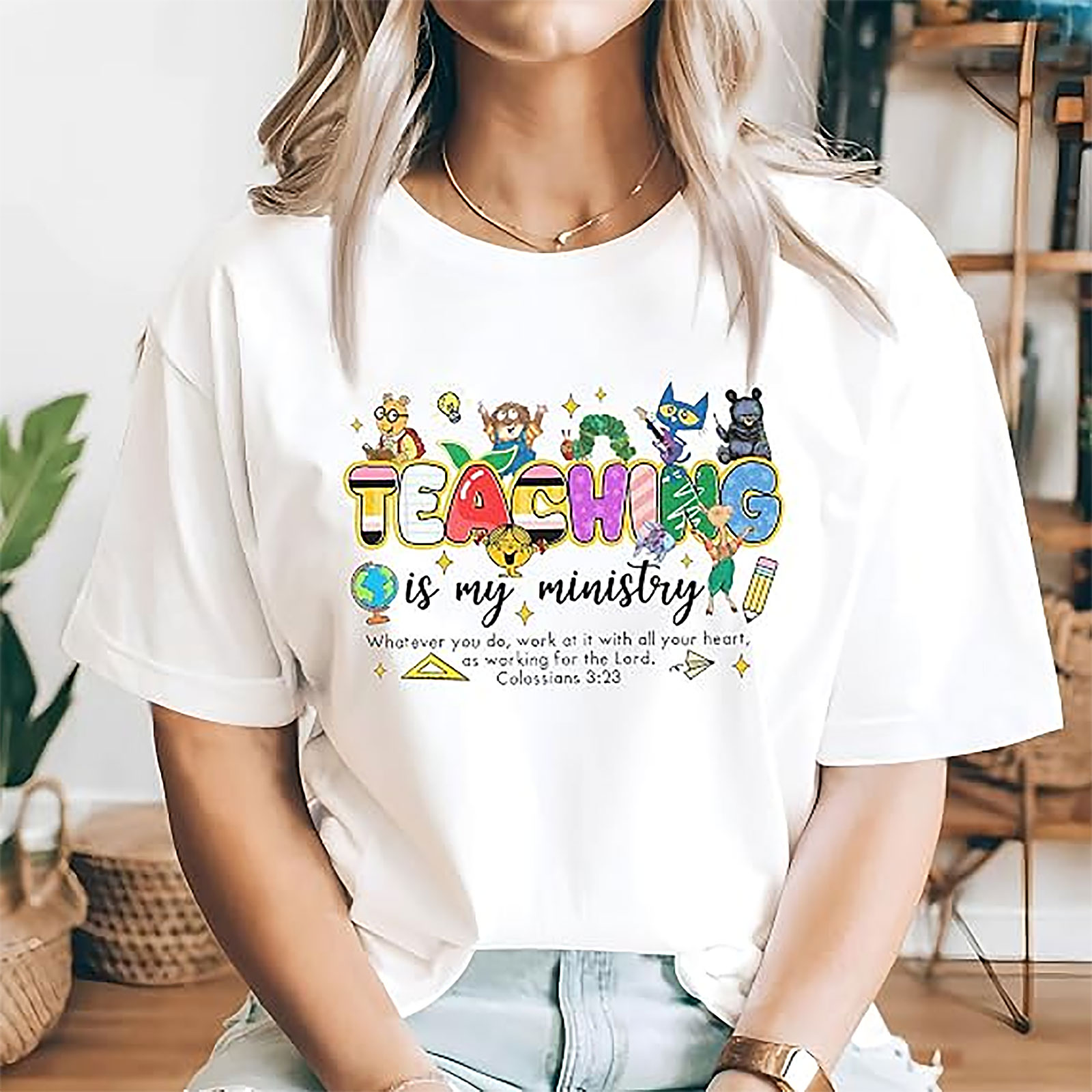 Teaching is My Ministry T-Shirt | Christian Teacher Gift