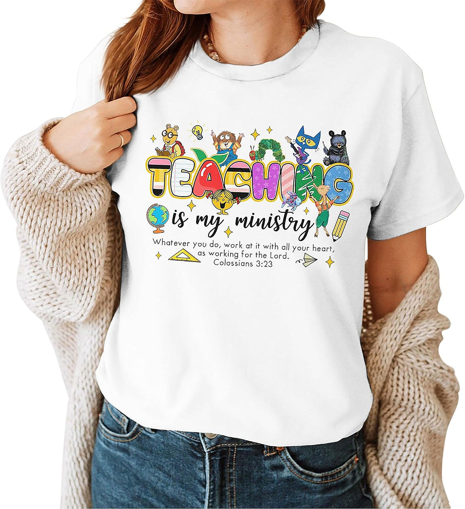 Teaching is My Ministry T-Shirt | Christian Teacher Gift