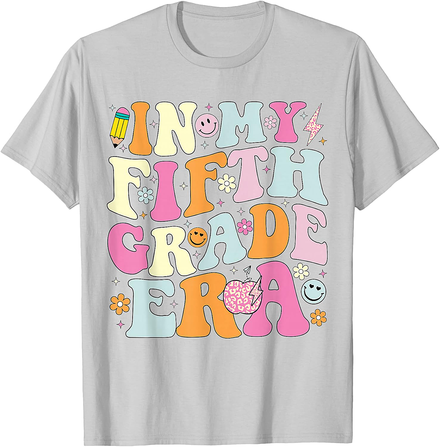  Fifth Grade Era T-Shirt Back to School Teacher Tee