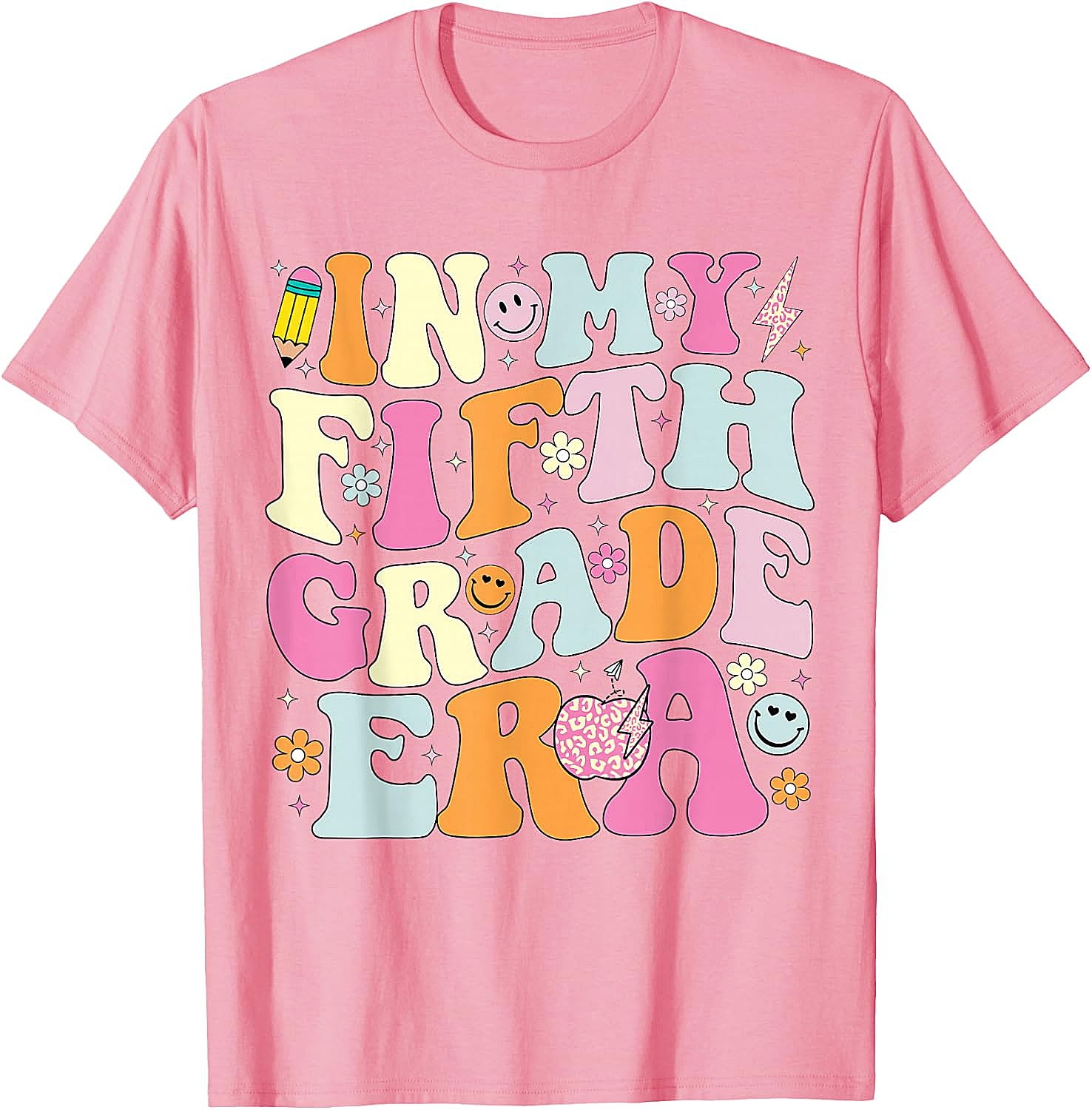  Fifth Grade Era T-Shirt Back to School Teacher Tee