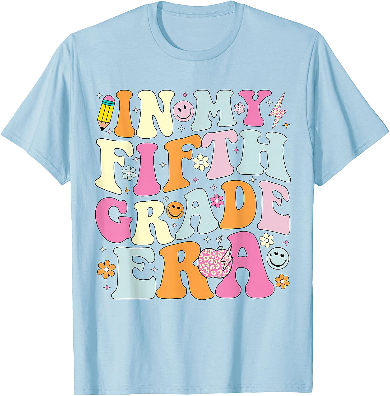  Fifth Grade Era T-Shirt Back to School Teacher Tee