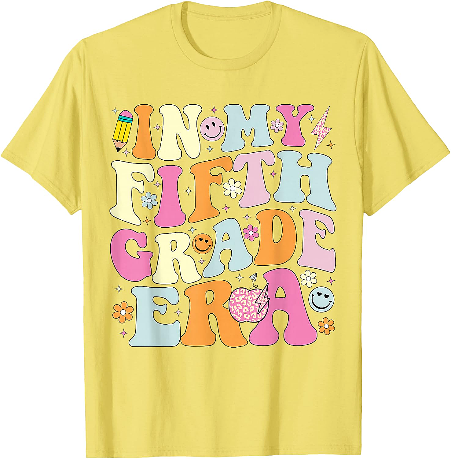  Fifth Grade Era T-Shirt Back to School Teacher Tee