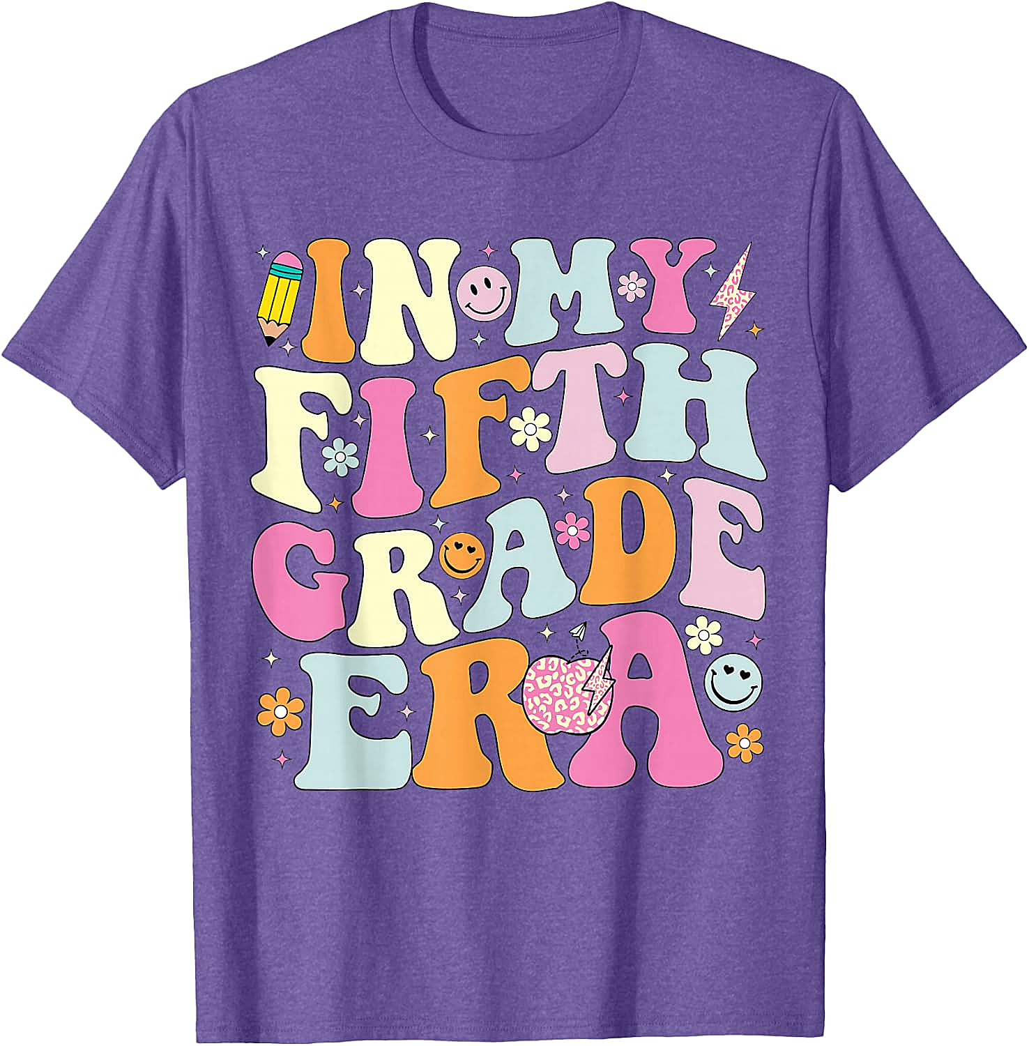  Fifth Grade Era T-Shirt Back to School Teacher Tee