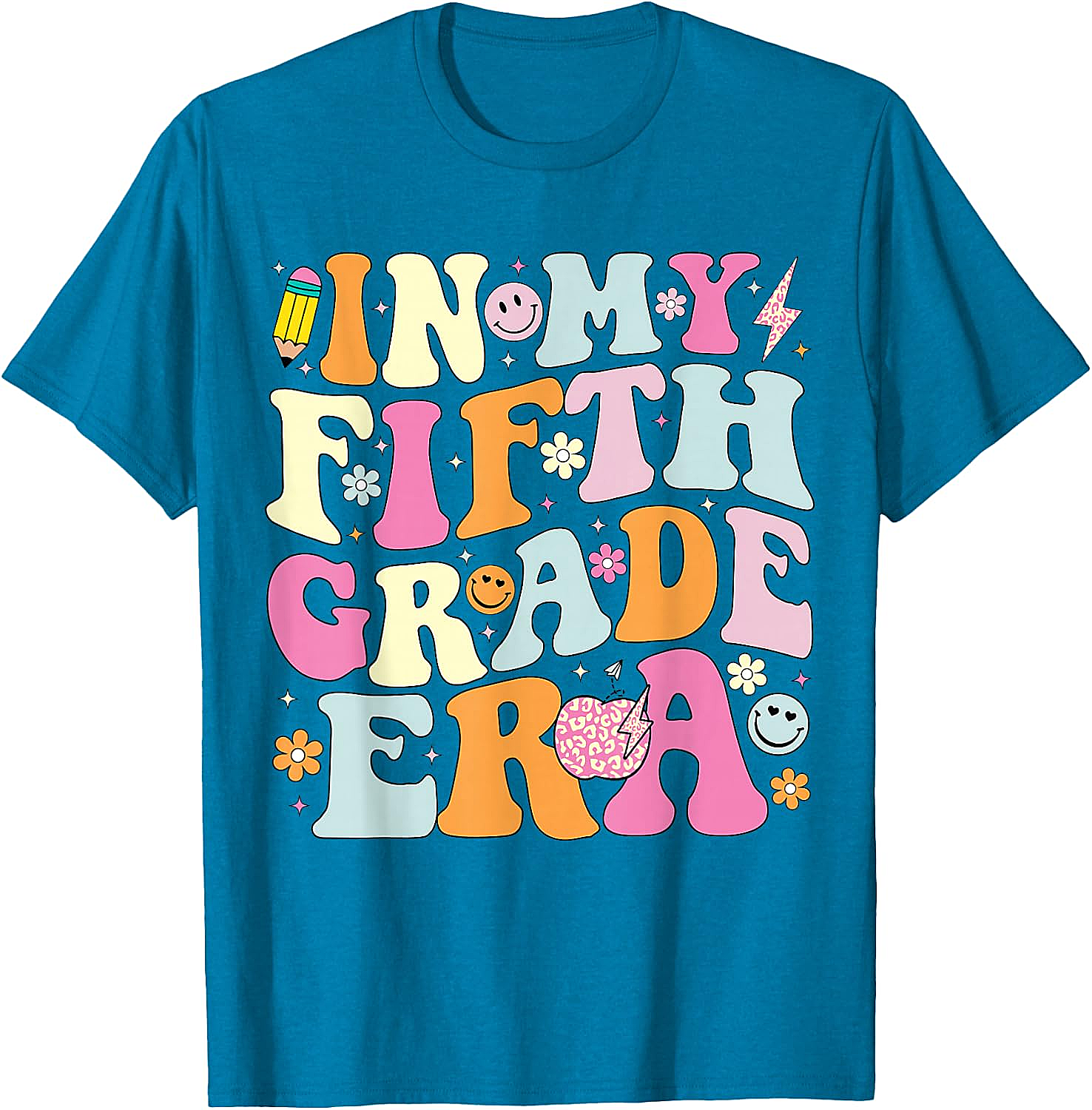  Fifth Grade Era T-Shirt Back to School Teacher Tee