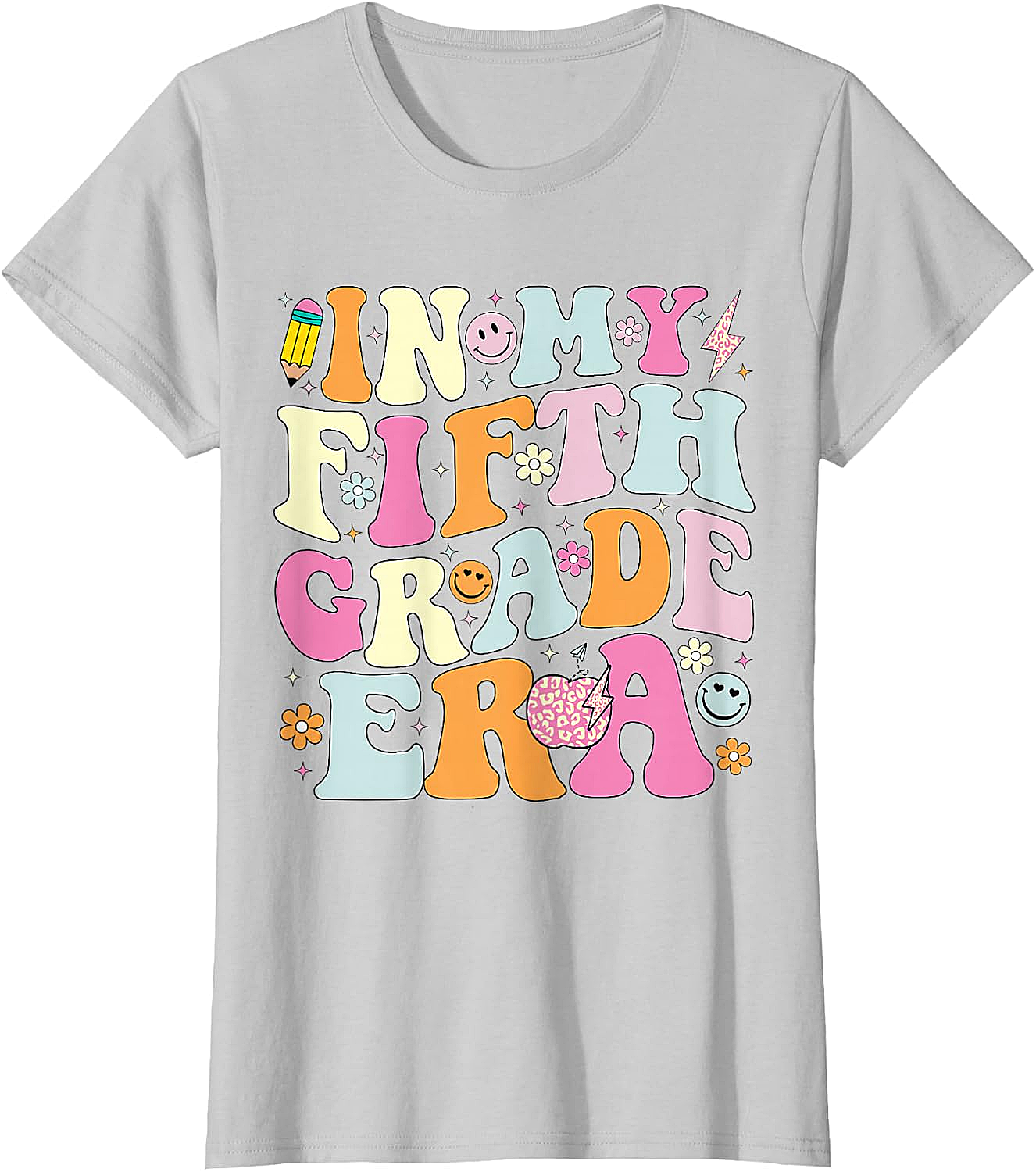  Fifth Grade Era T-Shirt Back to School Teacher Tee