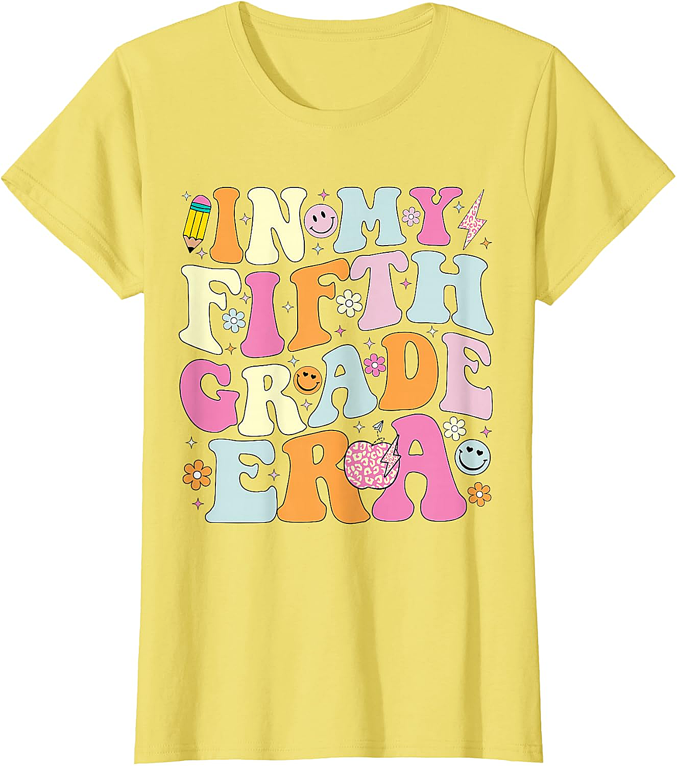  Fifth Grade Era T-Shirt Back to School Teacher Tee