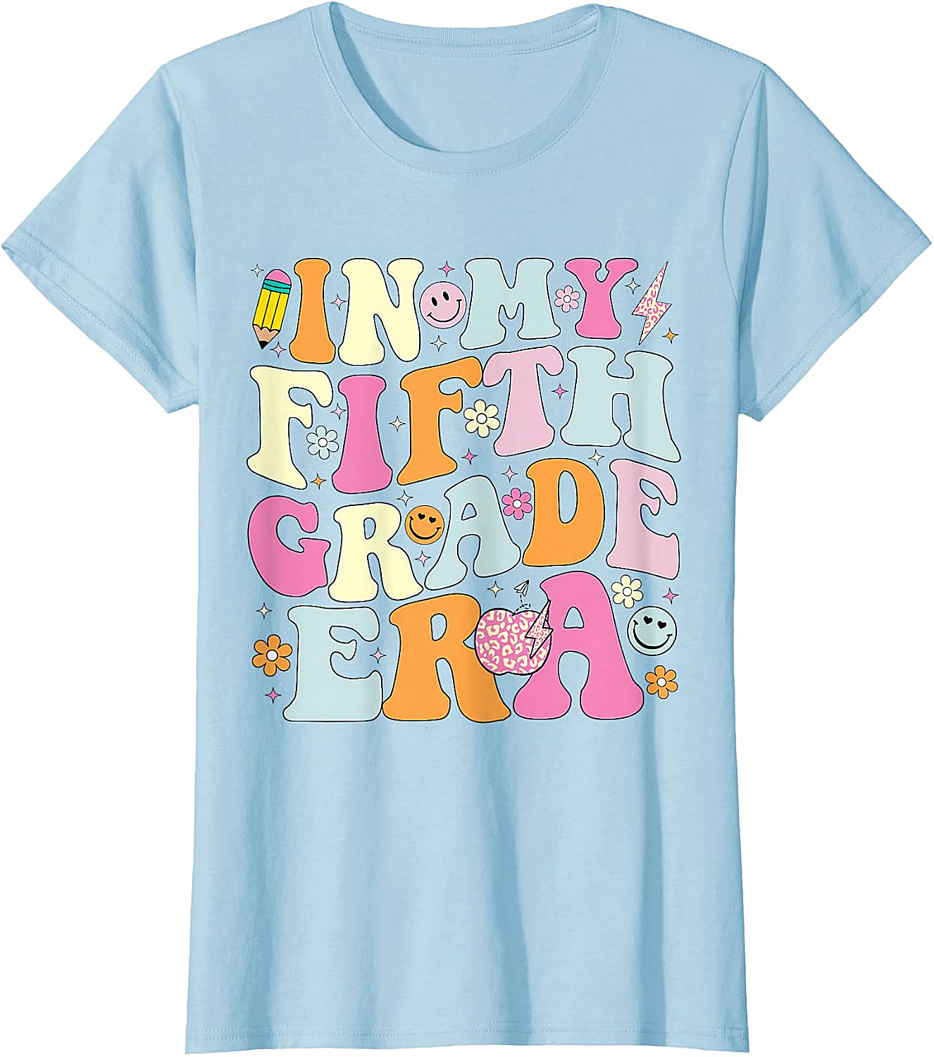  Fifth Grade Era T-Shirt Back to School Teacher Tee