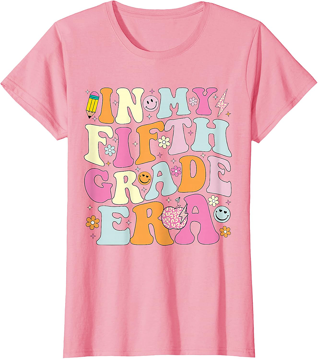  Fifth Grade Era T-Shirt Back to School Teacher Tee