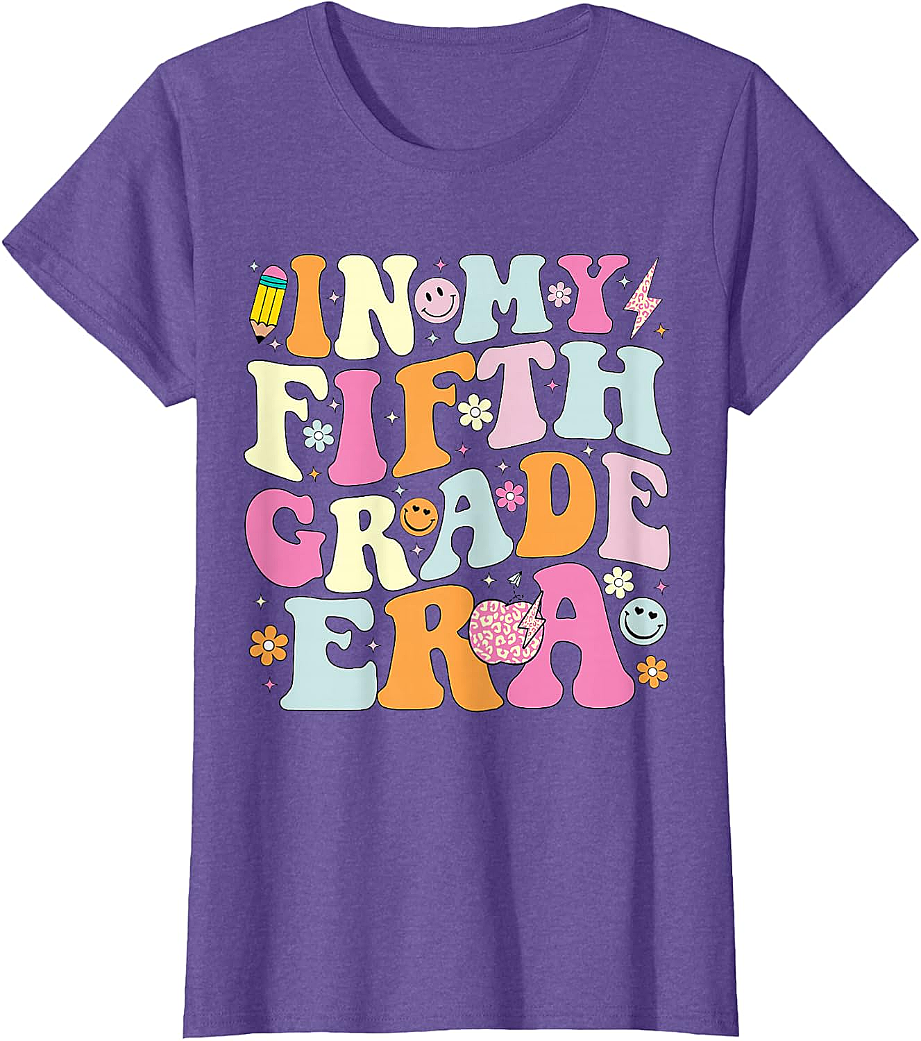  Fifth Grade Era T-Shirt Back to School Teacher Tee