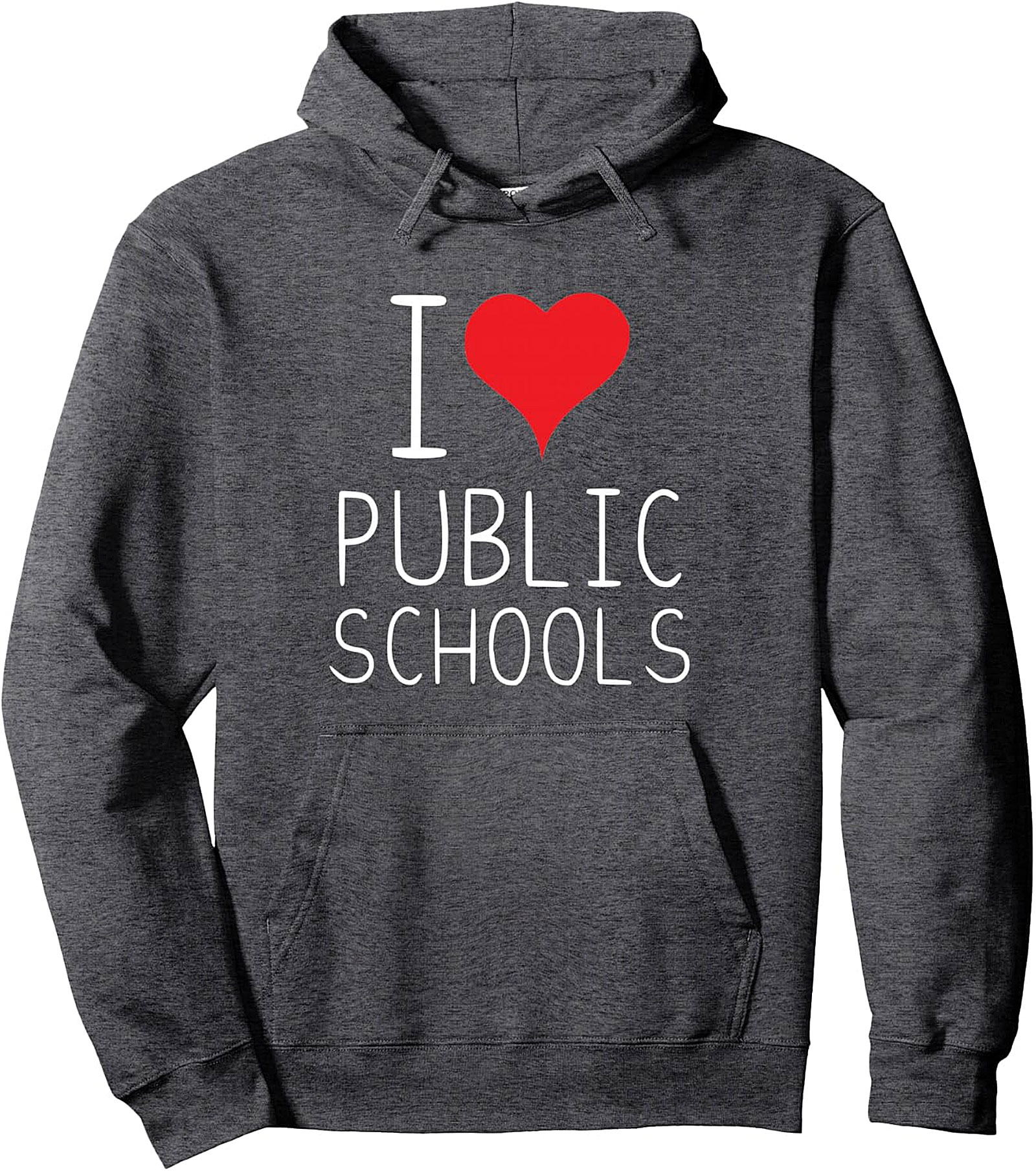  I Love Public Schools Pullover Hoodie | Support Education