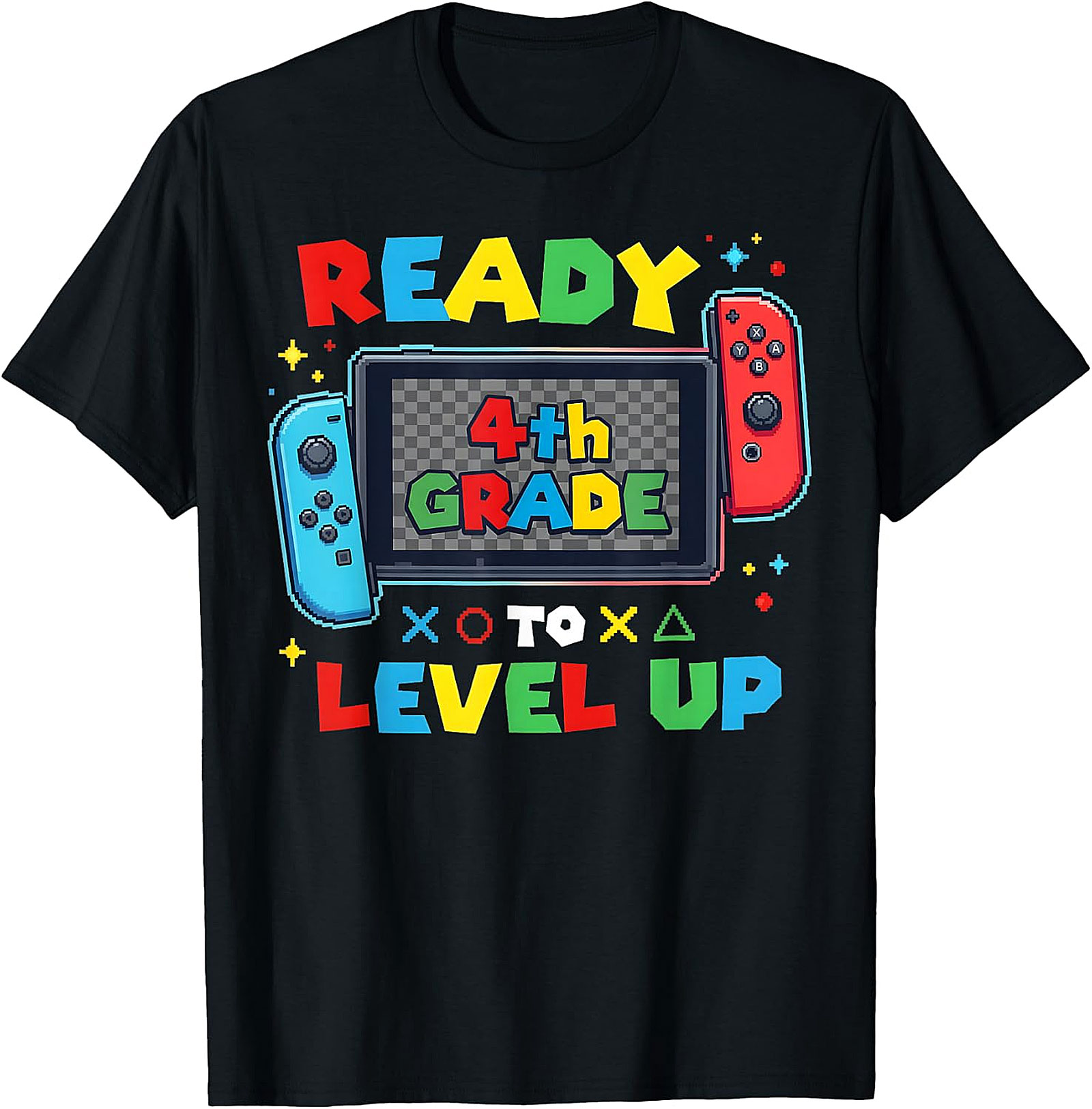 4th Grade Level Up Gamer T-Shirt | Back to School Tee