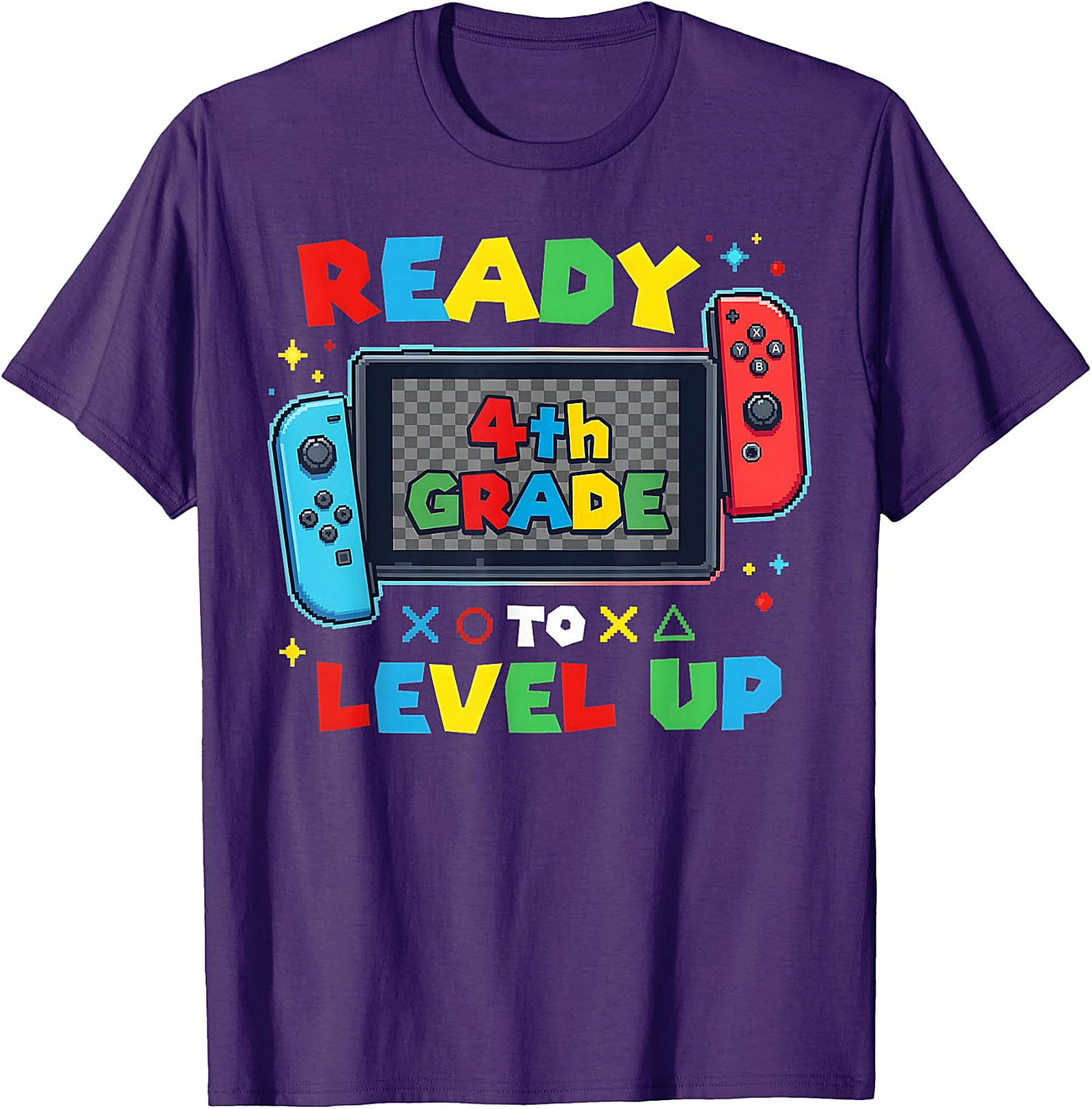 4th Grade Level Up Gamer T-Shirt | Back to School Tee