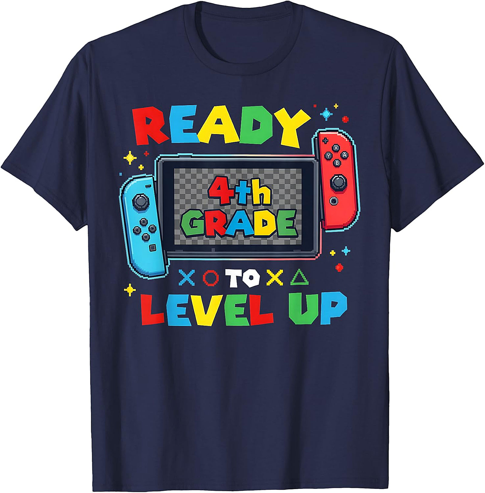 4th Grade Level Up Gamer T-Shirt | Back to School Tee