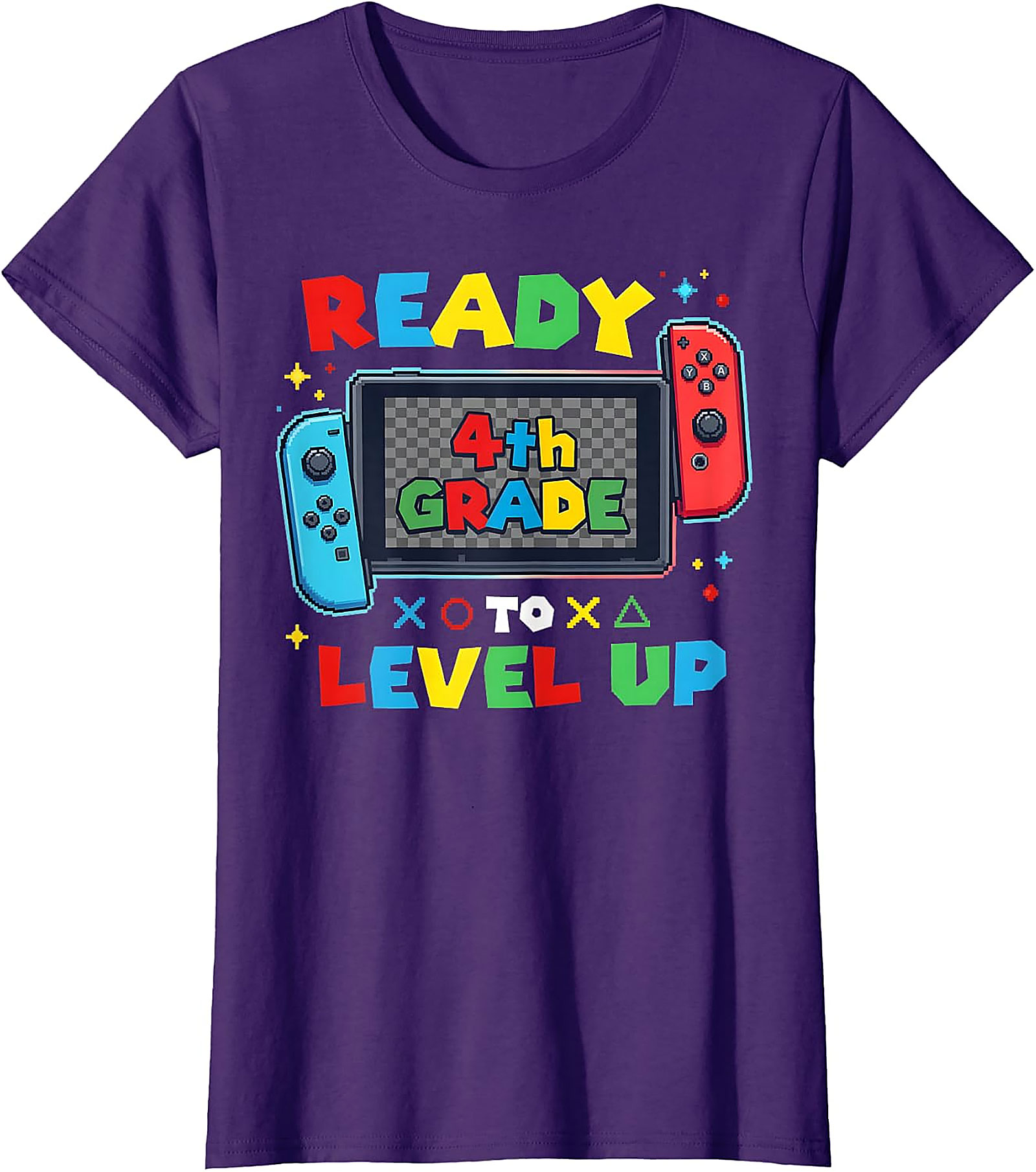 4th Grade Level Up Gamer T-Shirt | Back to School Tee