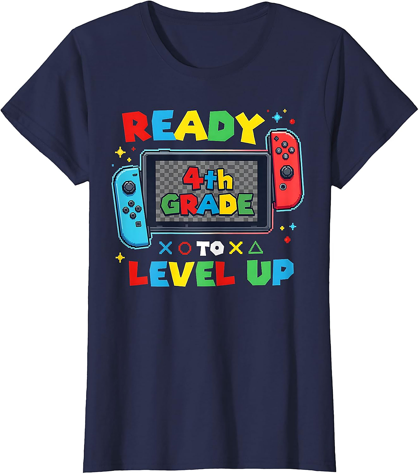 4th Grade Level Up Gamer T-Shirt | Back to School Tee