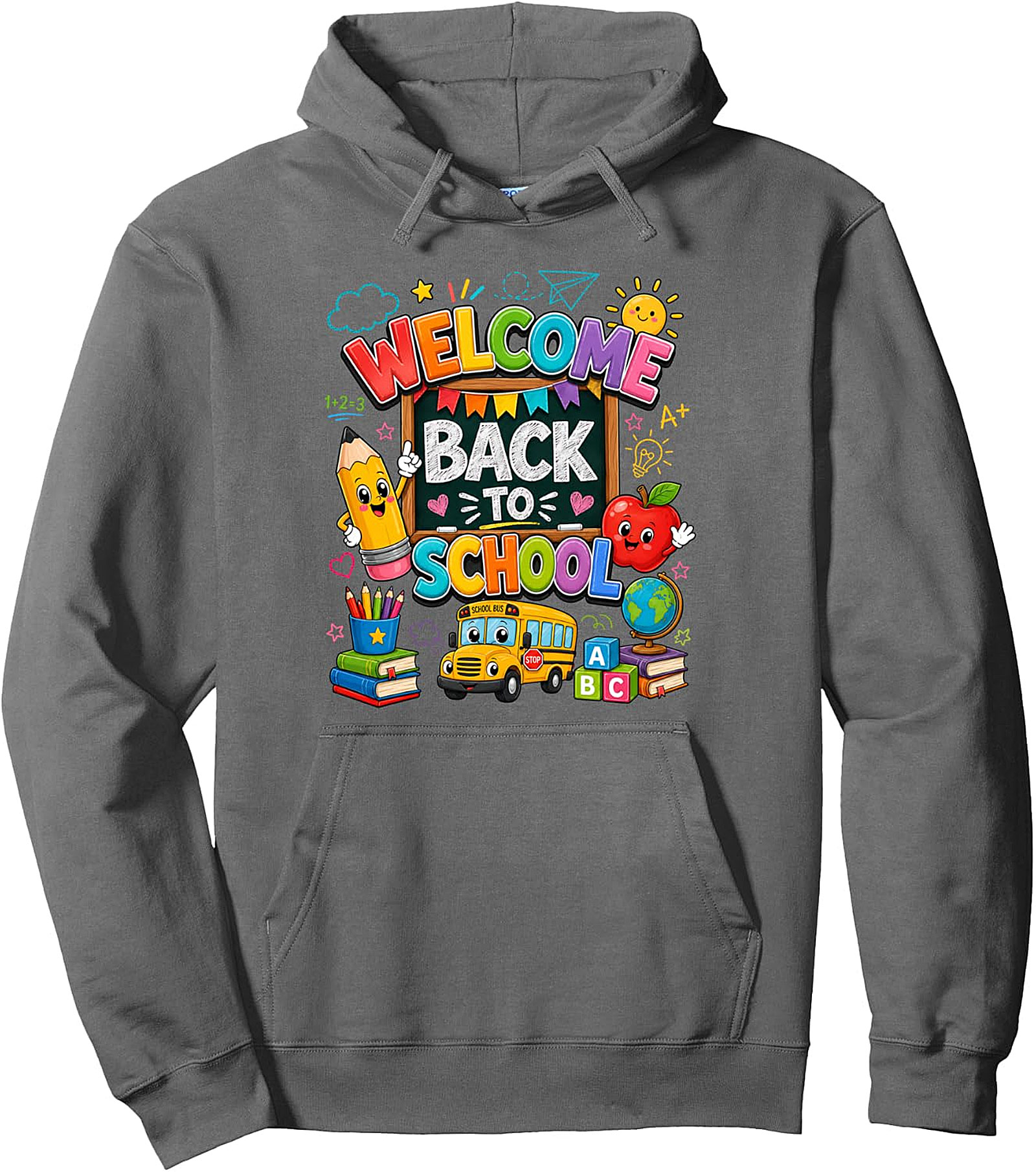 Welcome Back To School Pullover Hoodie - Cute Teacher Gift