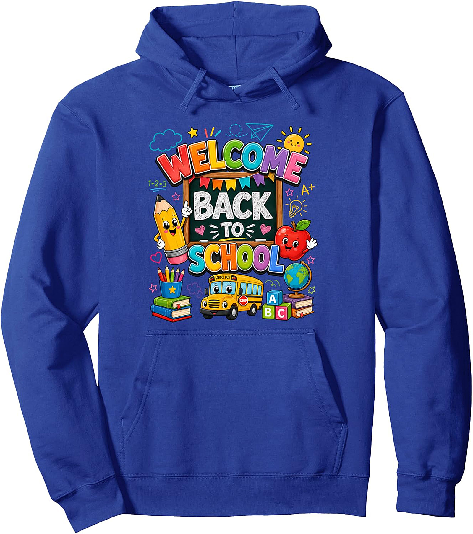 Welcome Back To School Pullover Hoodie - Cute Teacher Gift