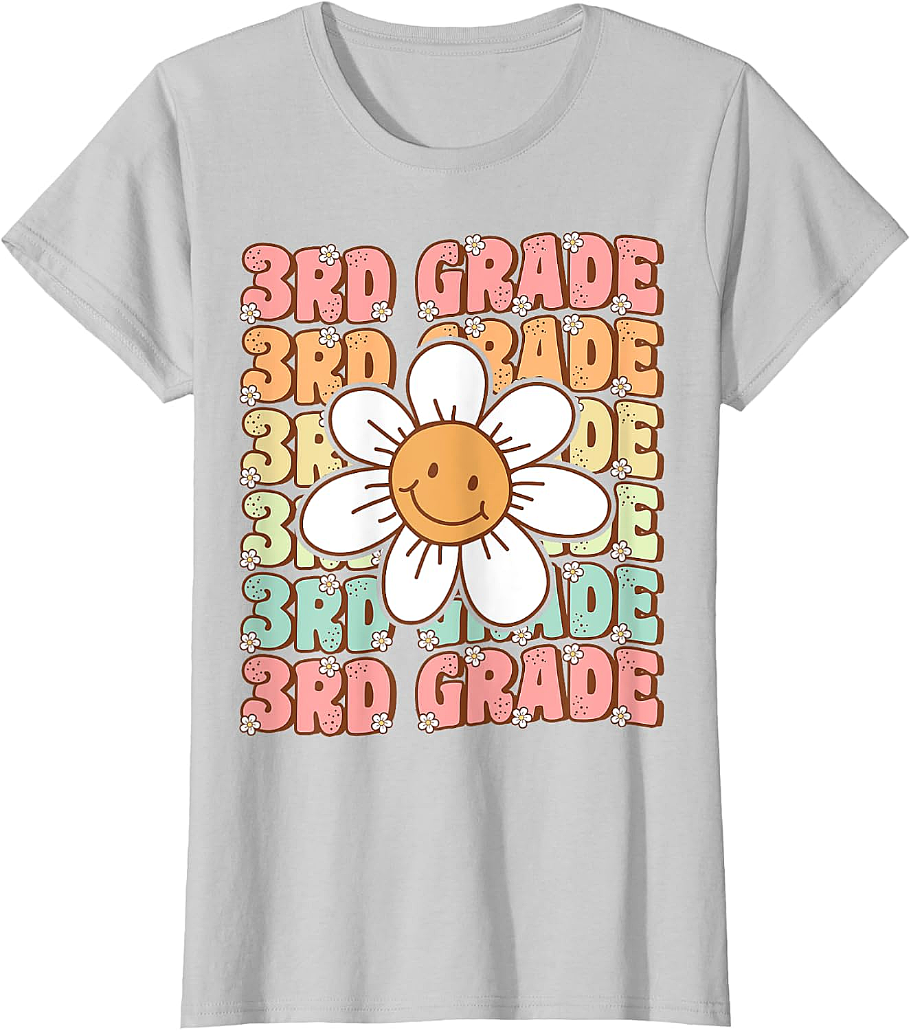 Groovy 3rd Grade Back to School T-Shirt First Day Tee