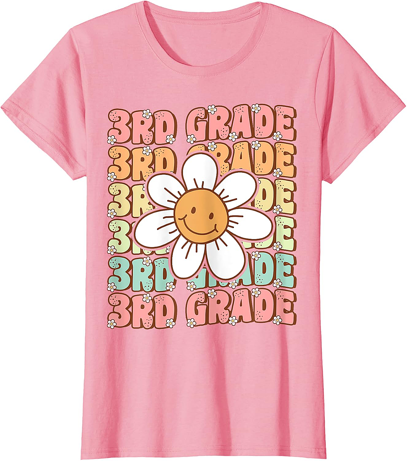 Groovy 3rd Grade Back to School T-Shirt First Day Tee