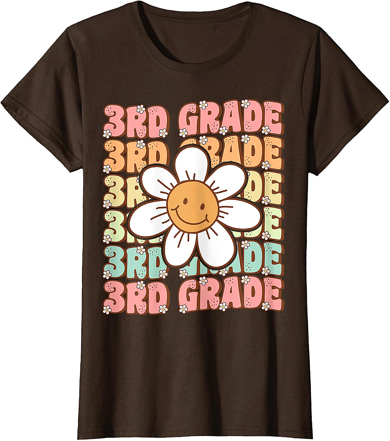 Groovy 3rd Grade Back to School T-Shirt First Day Tee