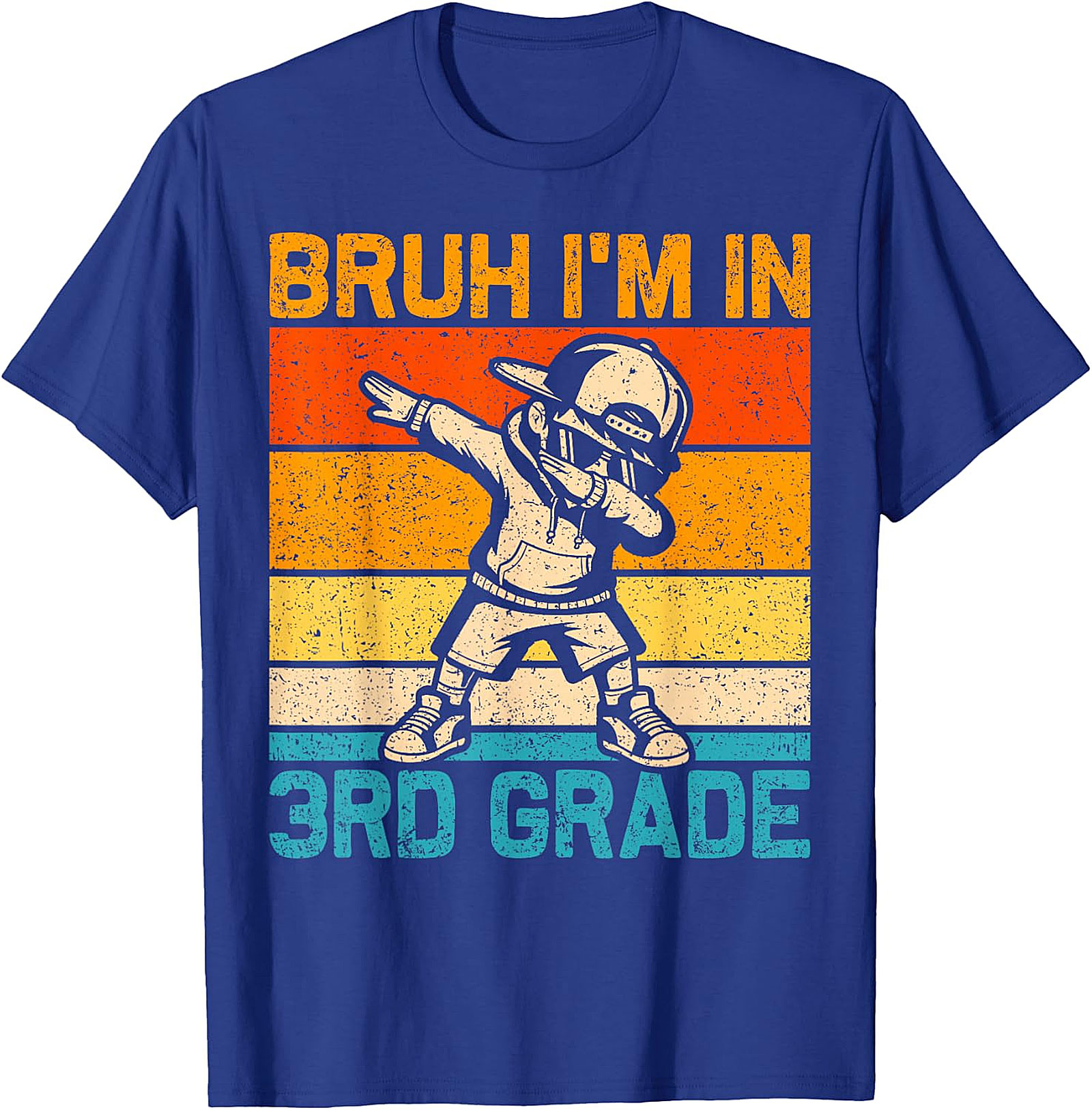 Bruh I'm In 3rd Grade T-Shirt | Dabbing Boy Back to School Tee