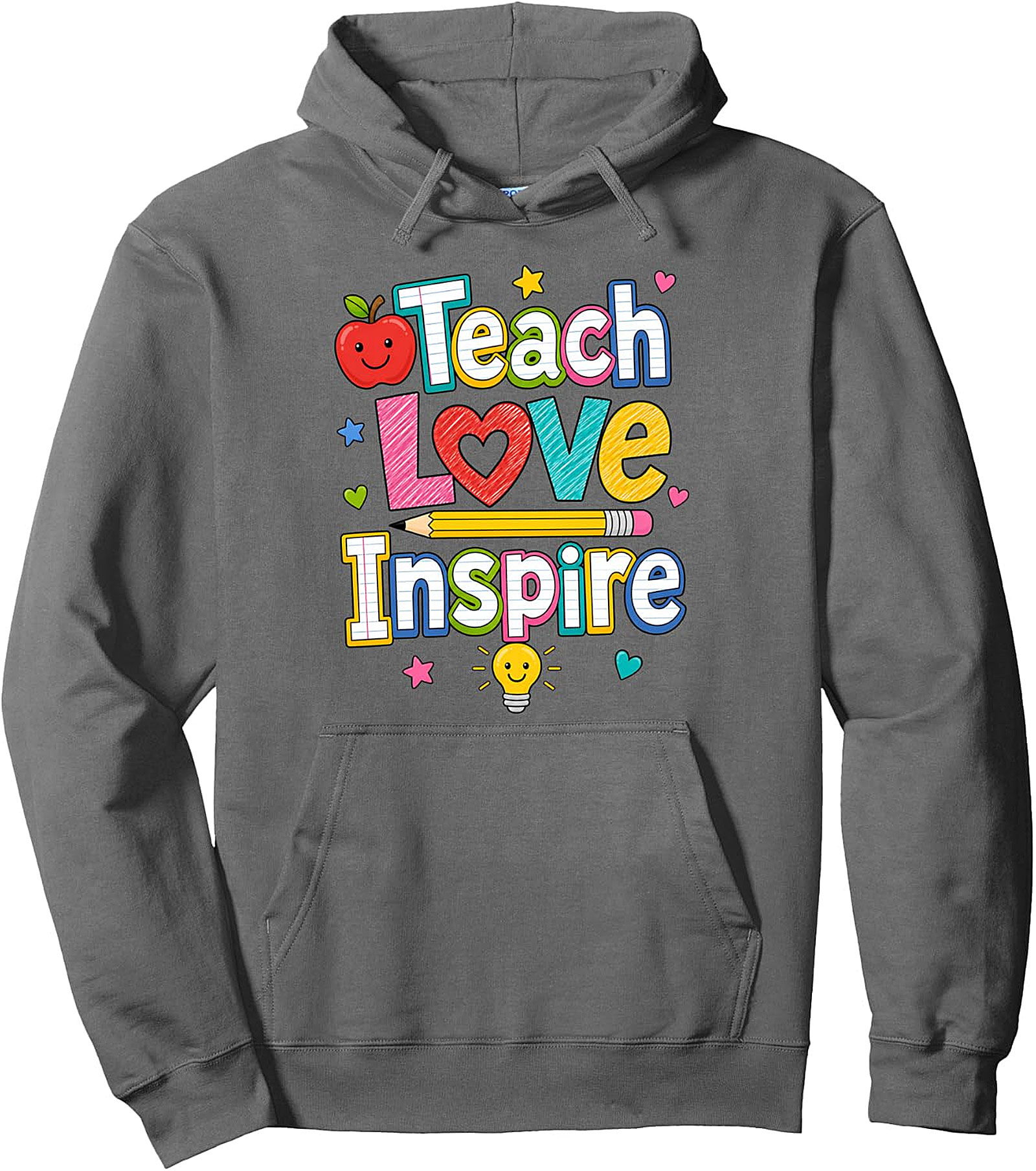 Teach Love Inspire Hoodie | Teacher Back To School Gift