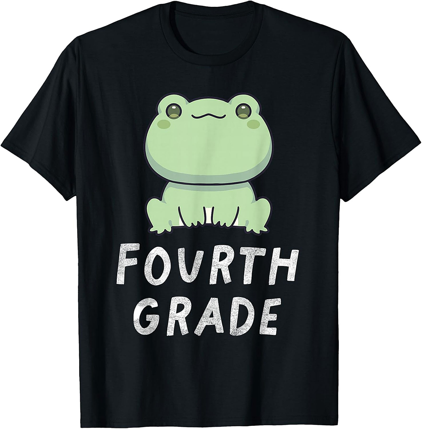 4th Grade Frog T-Shirt | Cute Back to School Tee for Kids