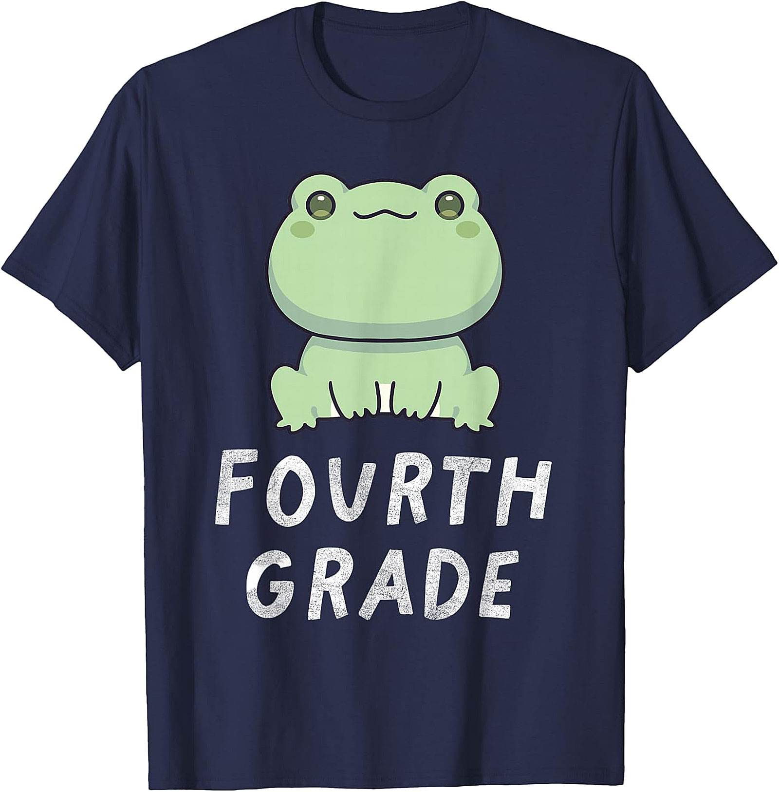 4th Grade Frog T-Shirt | Cute Back to School Tee for Kids