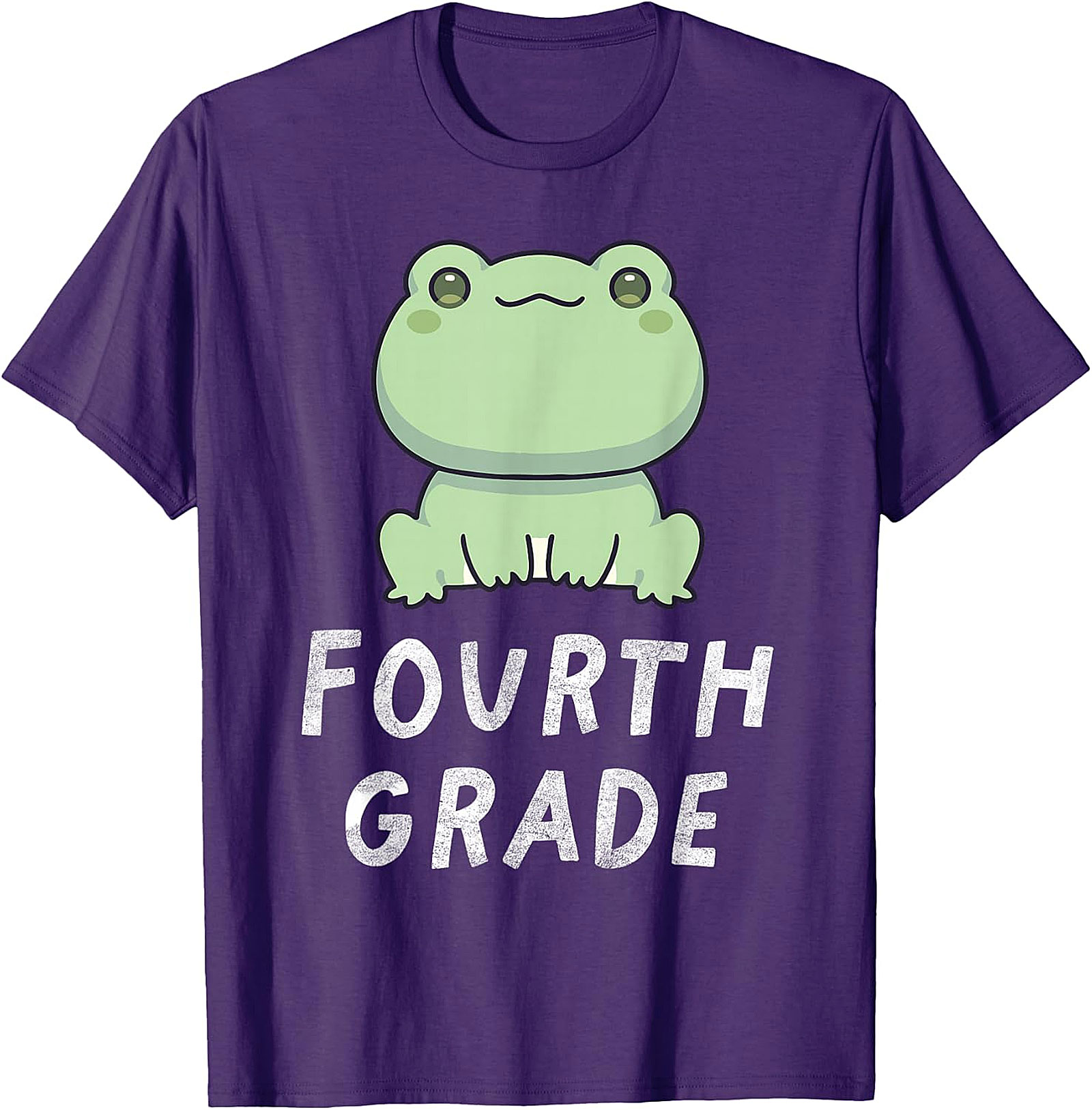 4th Grade Frog T-Shirt | Cute Back to School Tee for Kids