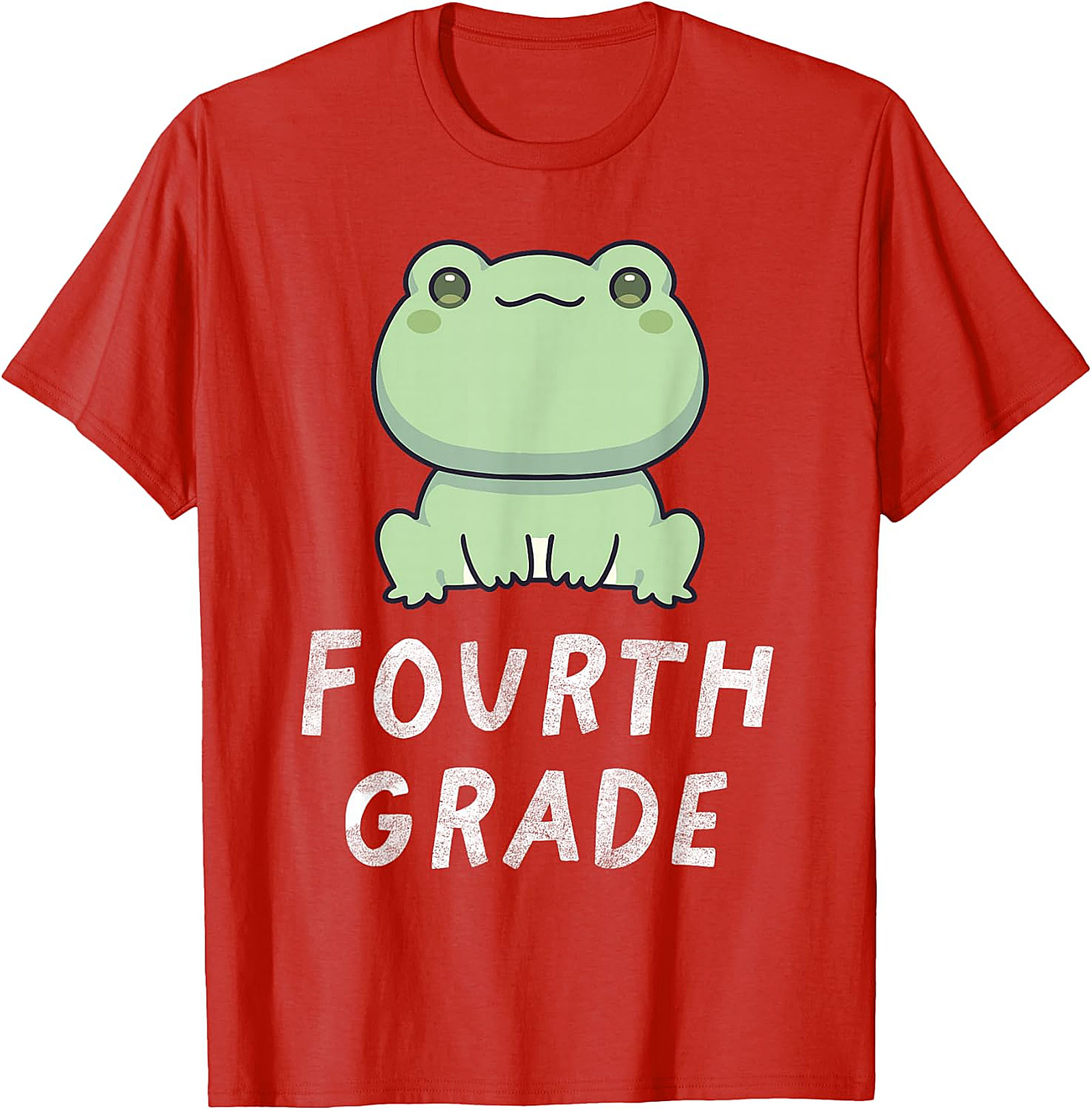 4th Grade Frog T-Shirt | Cute Back to School Tee for Kids