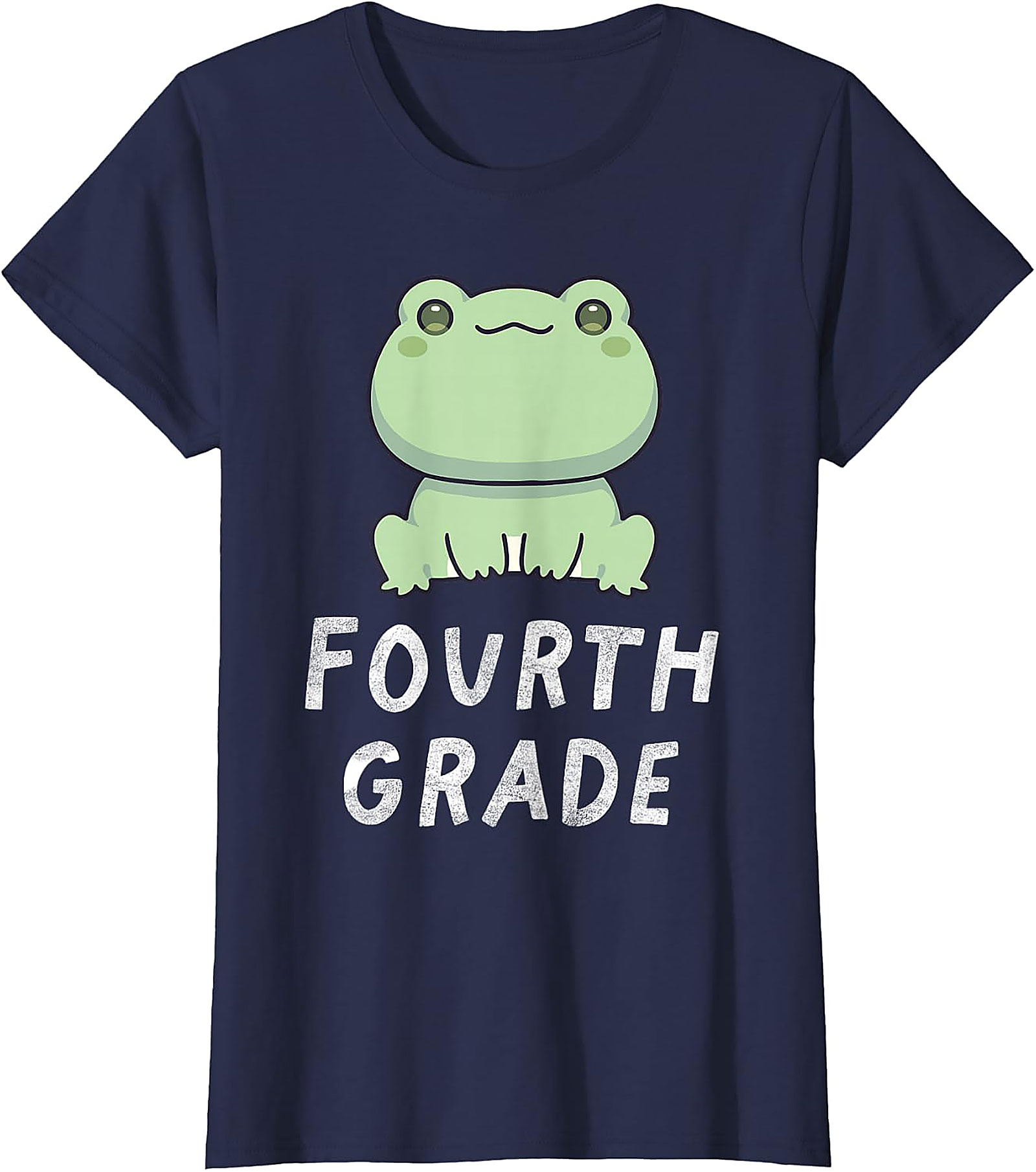 4th Grade Frog T-Shirt | Cute Back to School Tee for Kids