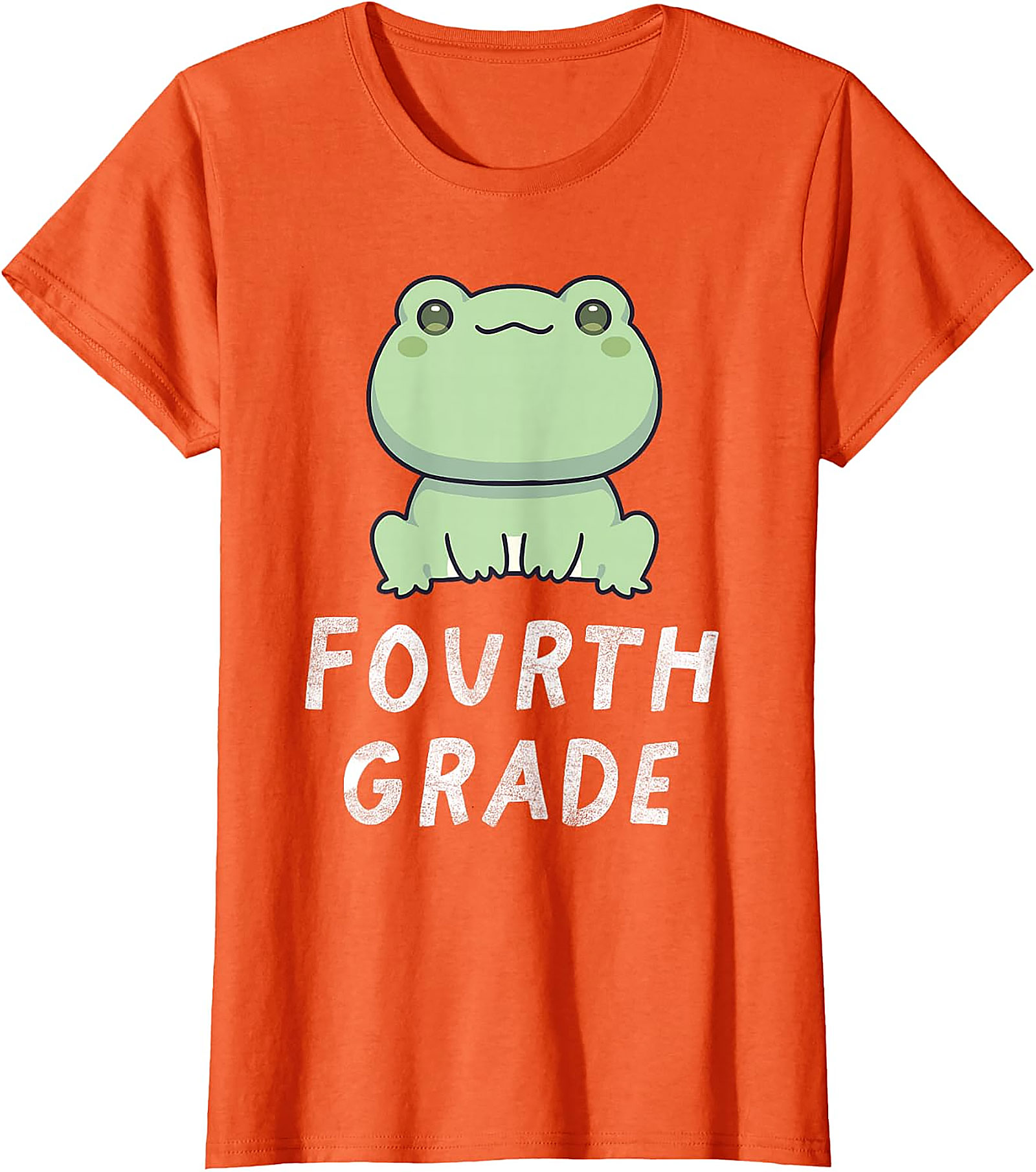 4th Grade Frog T-Shirt | Cute Back to School Tee for Kids