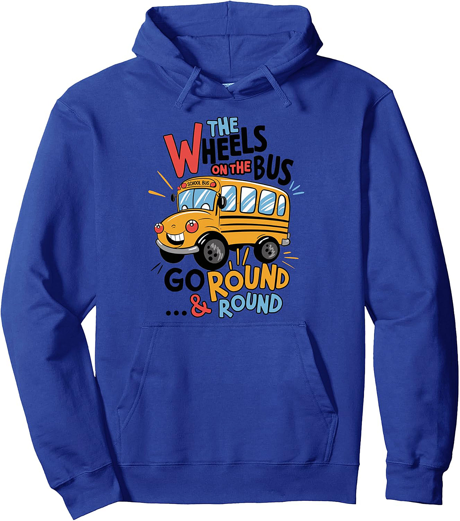 Funny School Bus Hoodie | Toddler Kids Pullover | Back to School