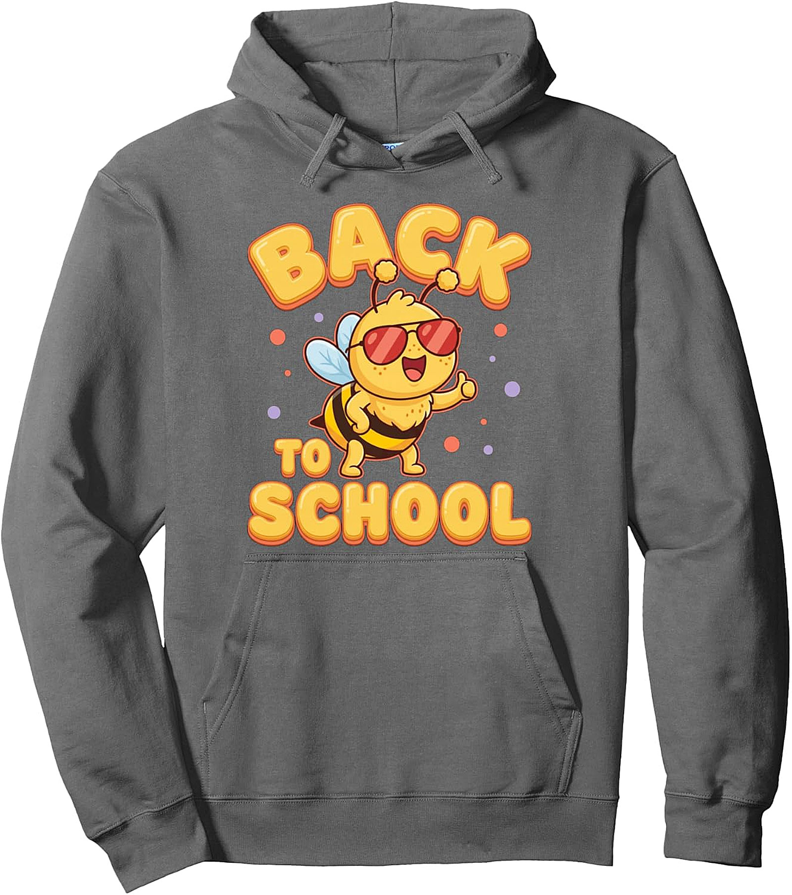 Cute Bee Back To School Pullover Hoodie - Student Theme