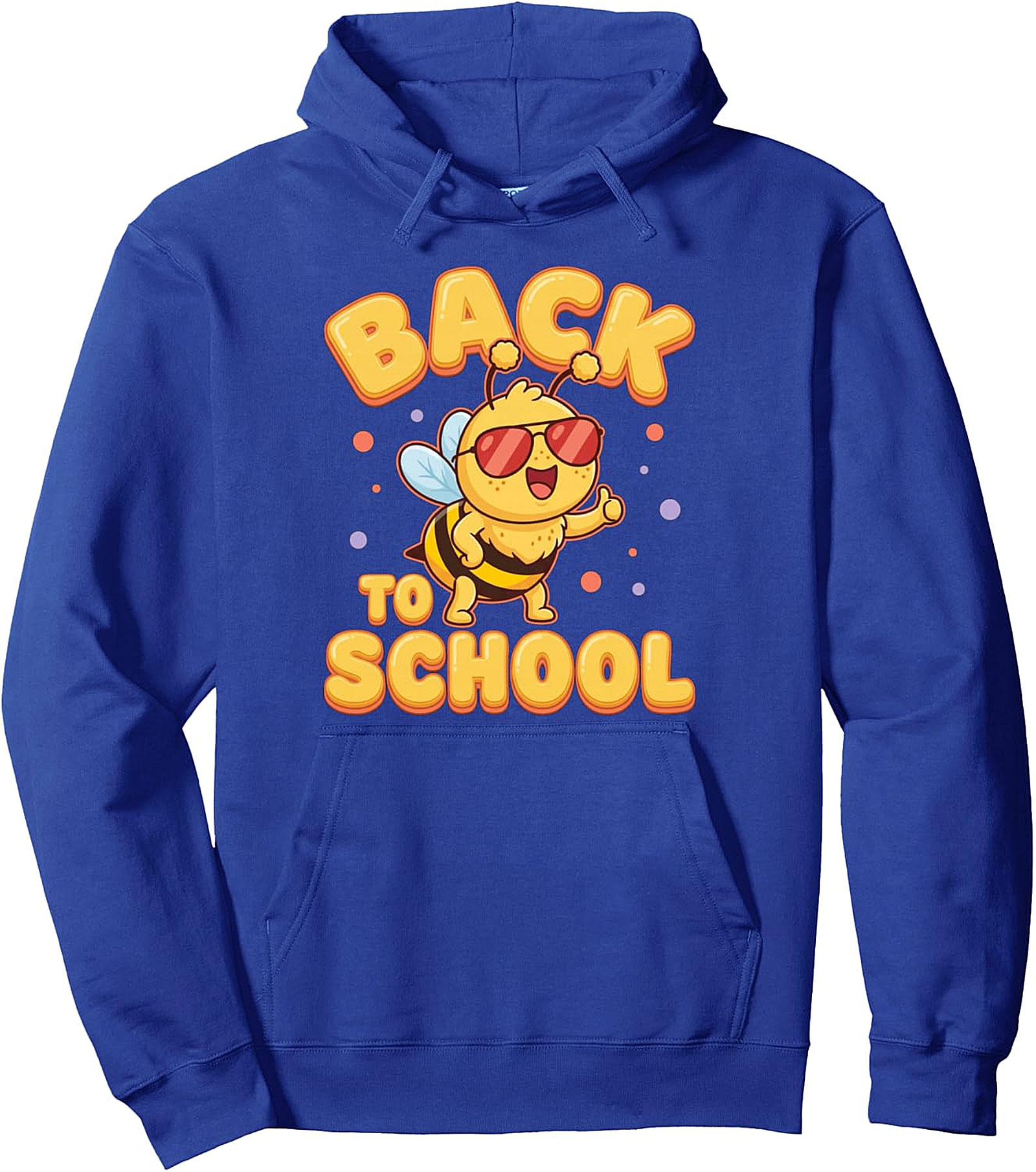 Cute Bee Back To School Pullover Hoodie - Student Theme