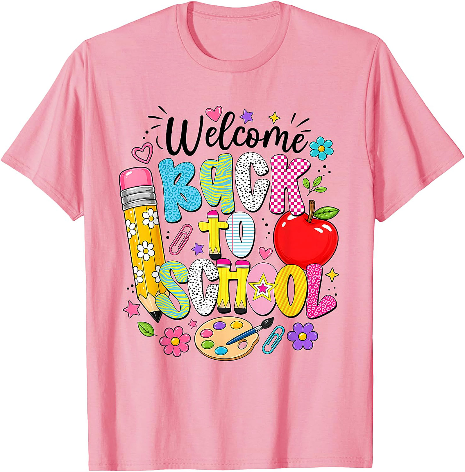 Back to School T-Shirt | First Day Teacher & Kid Graphic Tee