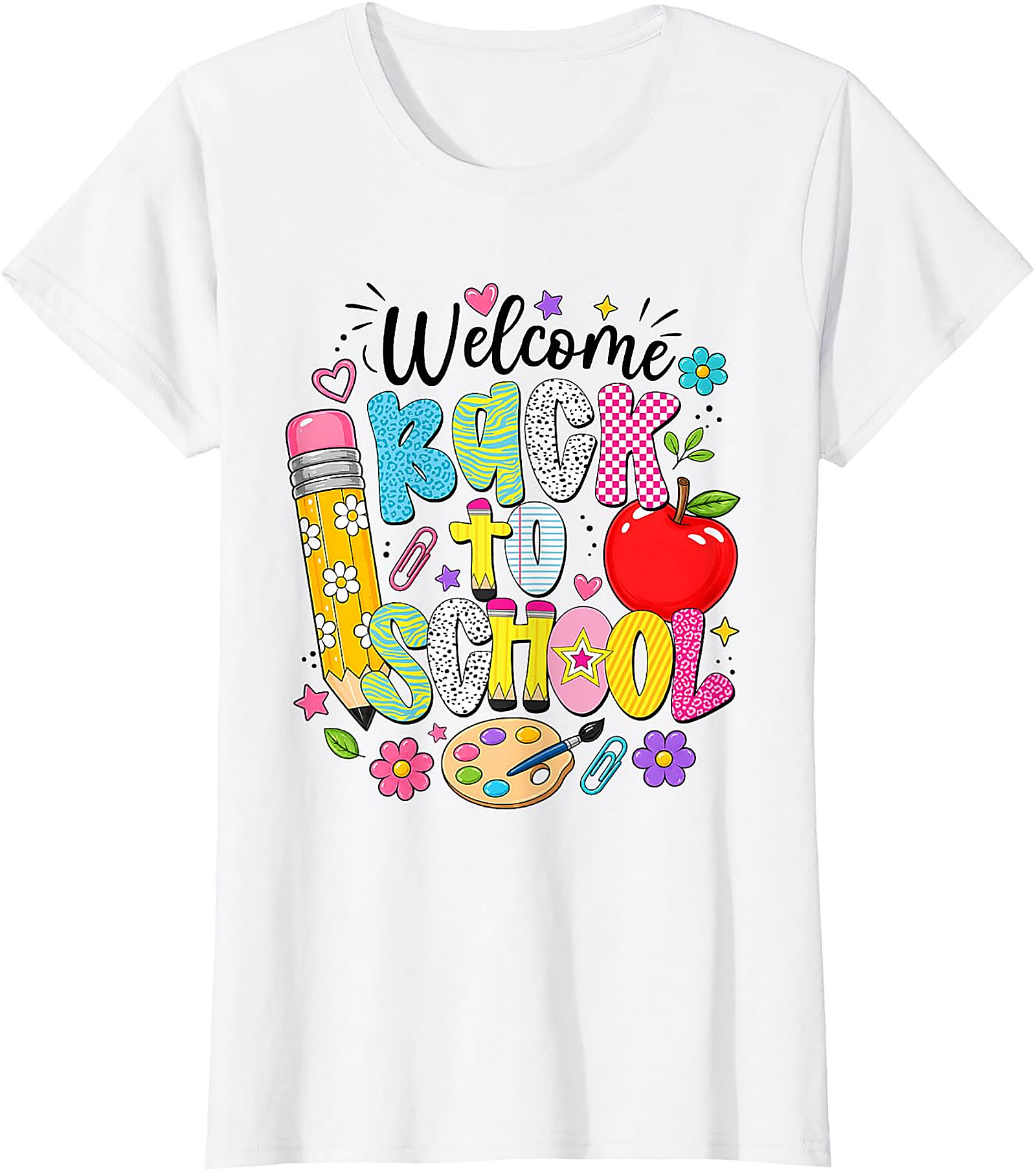 Back to School T-Shirt | First Day Teacher & Kid Graphic Tee