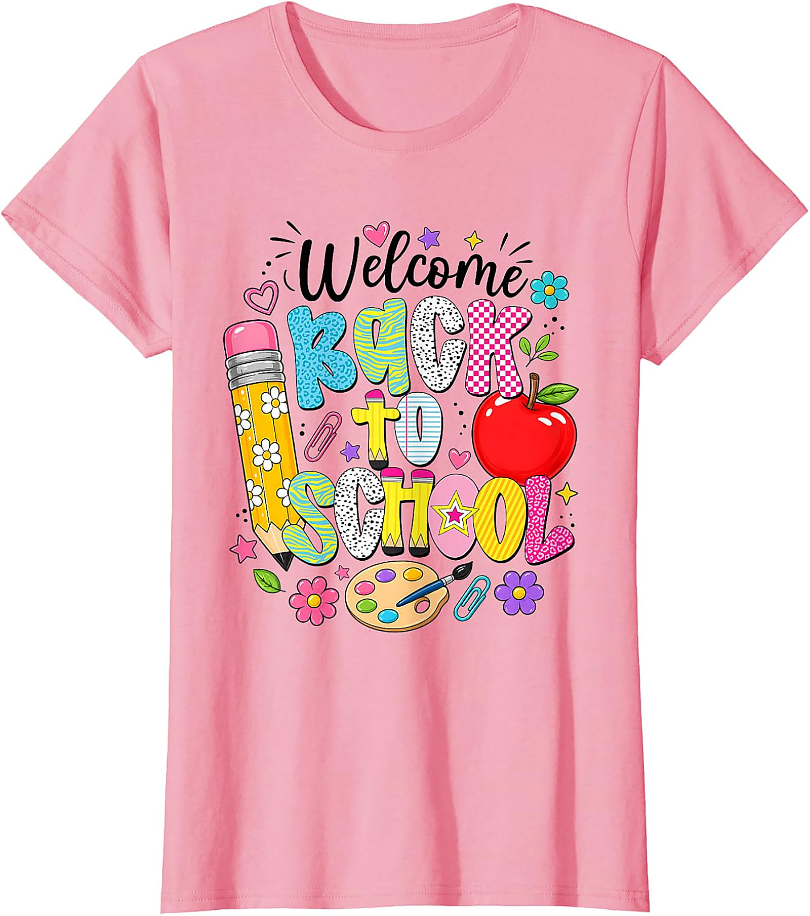Back to School T-Shirt | First Day Teacher & Kid Graphic Tee