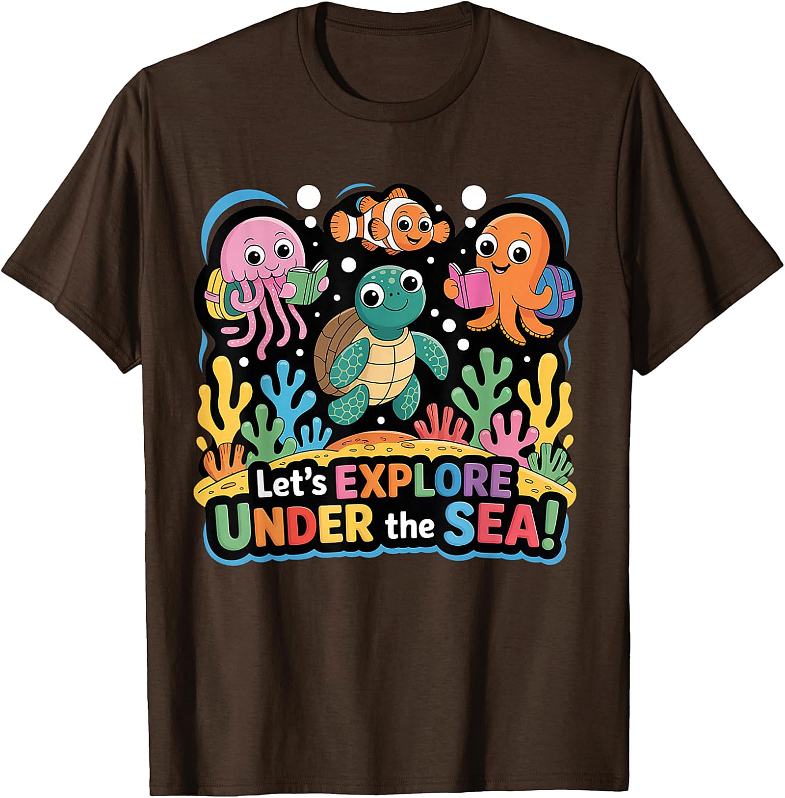 Under The Sea Back To School T-Shirt | Cute Ocean Tee