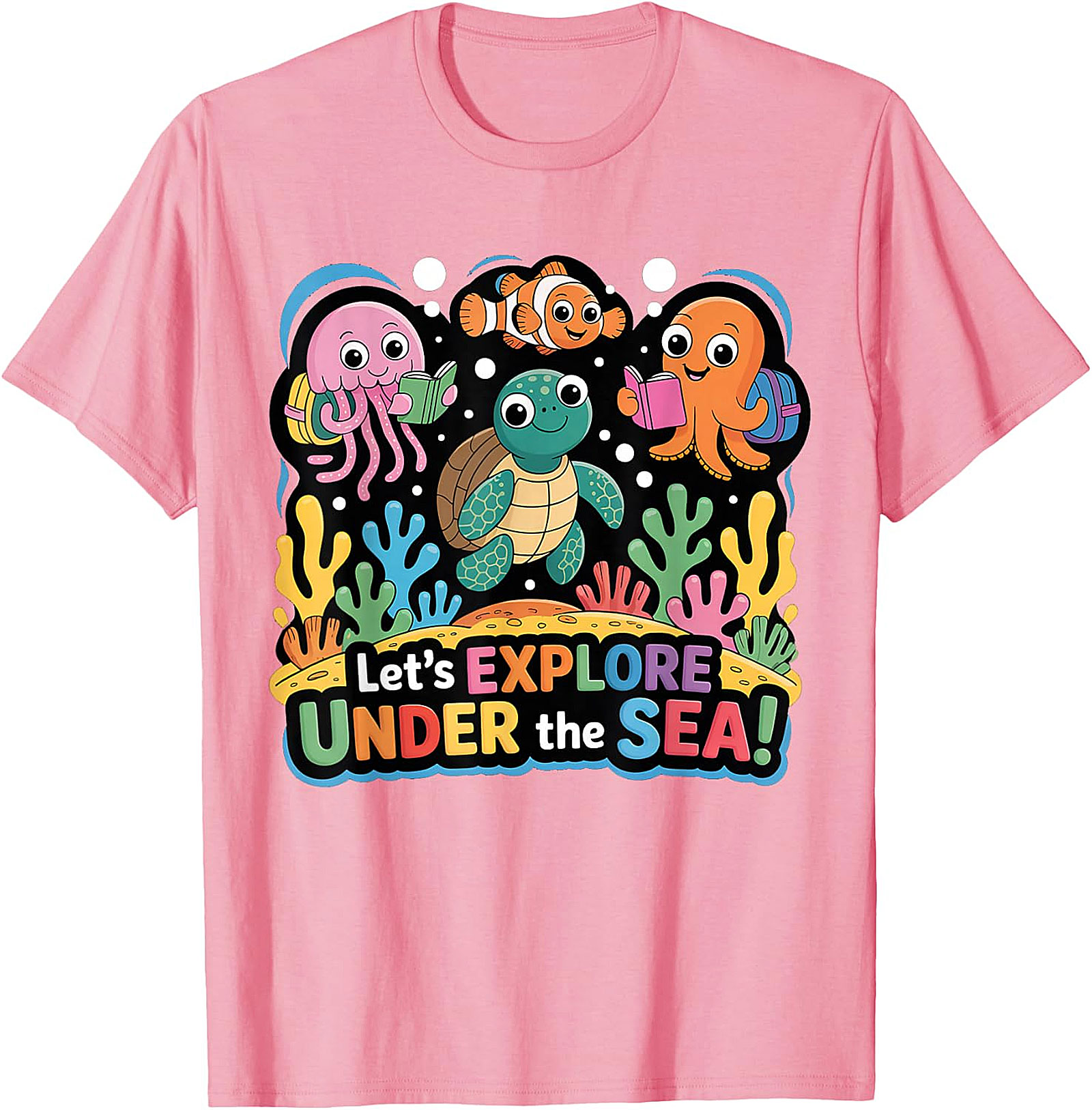 Under The Sea Back To School T-Shirt | Cute Ocean Tee