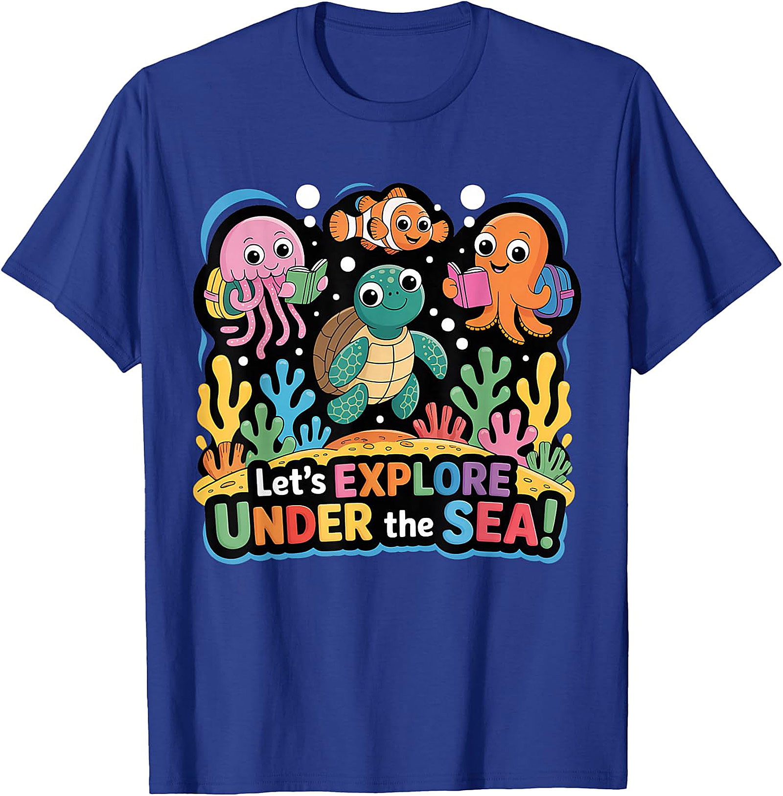 Under The Sea Back To School T-Shirt | Cute Ocean Tee